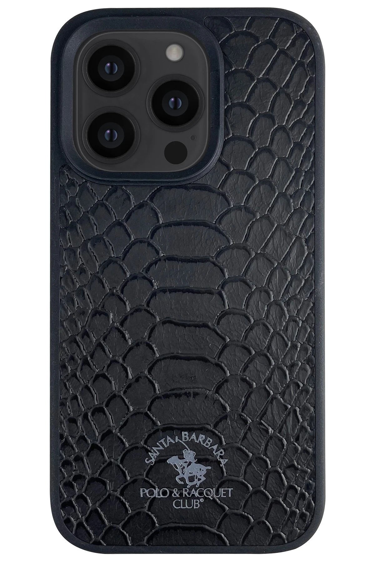 Santa Barbara Polo Racquet Club iPhone 13 Pro Max Knight Deri Telefon Kılıfı