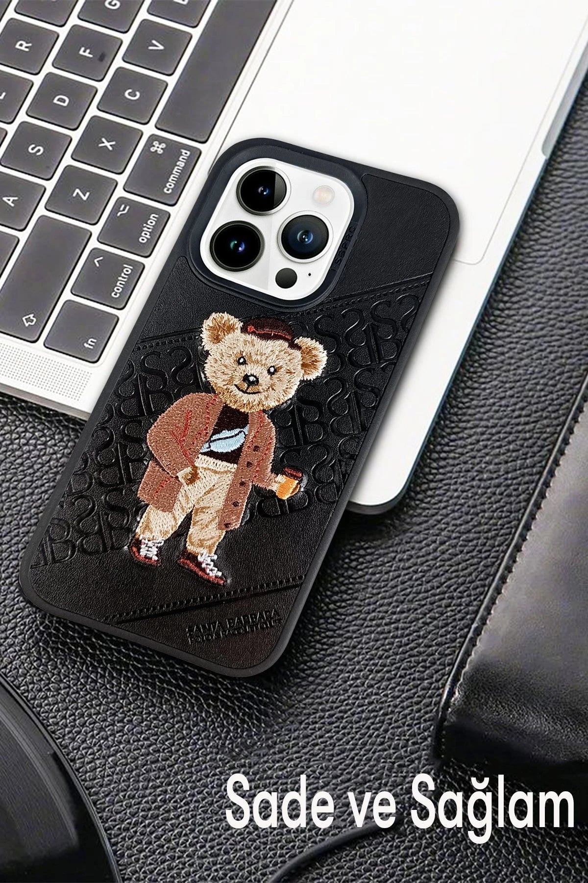 Santa Barbara Polo Racquet Club iPhone 14 Plus Crete Deri Telefon Kılıfı