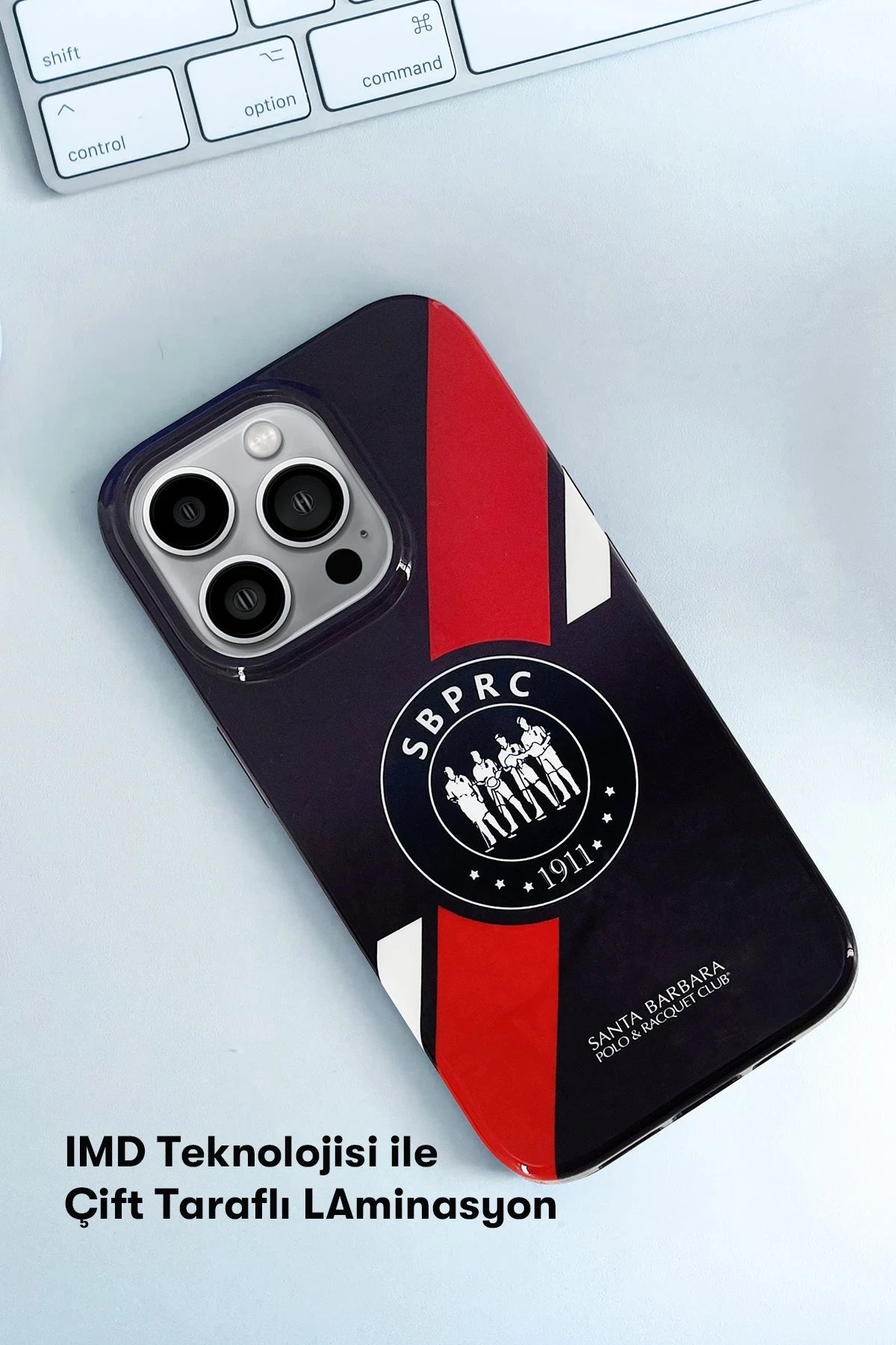 Santa Barbara Polo Racquet Club iPhone 14 Pro Alden Telefon Kılıfı