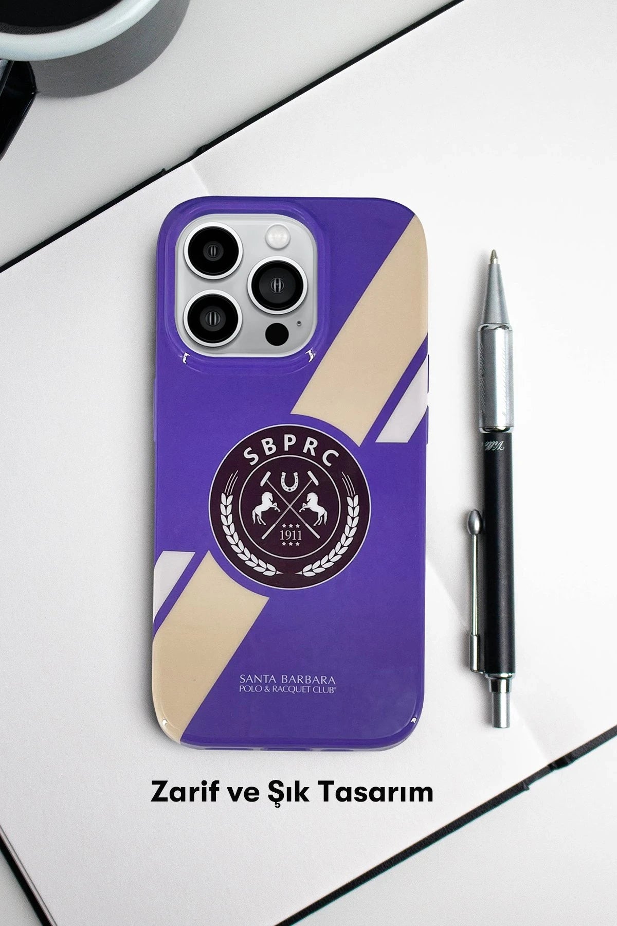 Santa Barbara Polo Racquet Club iPhone 14 Pro Alden Telefon Kılıfı