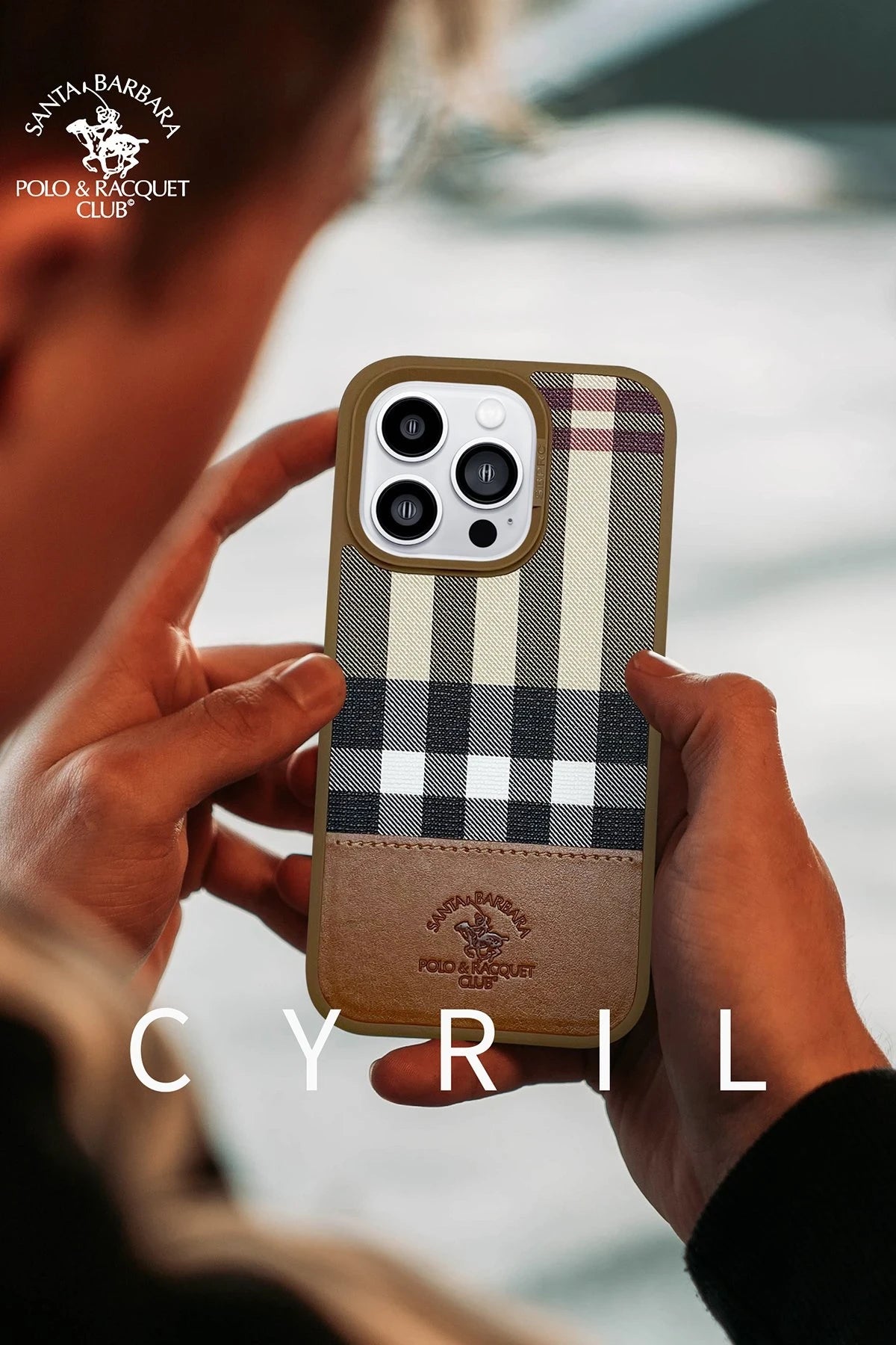 Santa Barbara Polo Racquet Club iPhone 14 Pro Cyril Magsafe Telefon Kılıfı
