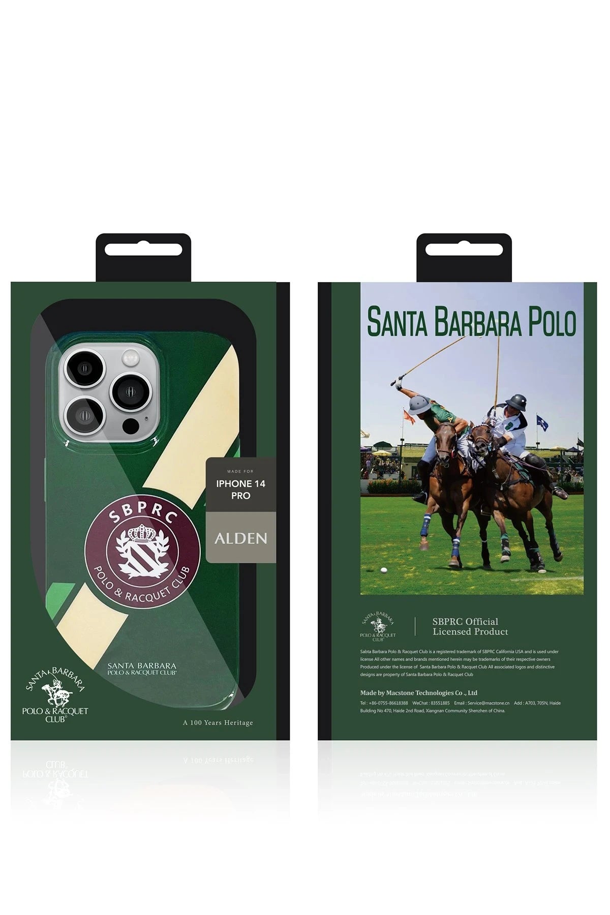 Santa Barbara Polo Racquet Club iPhone 14 Pro Max Alden Telefon Kılıfı