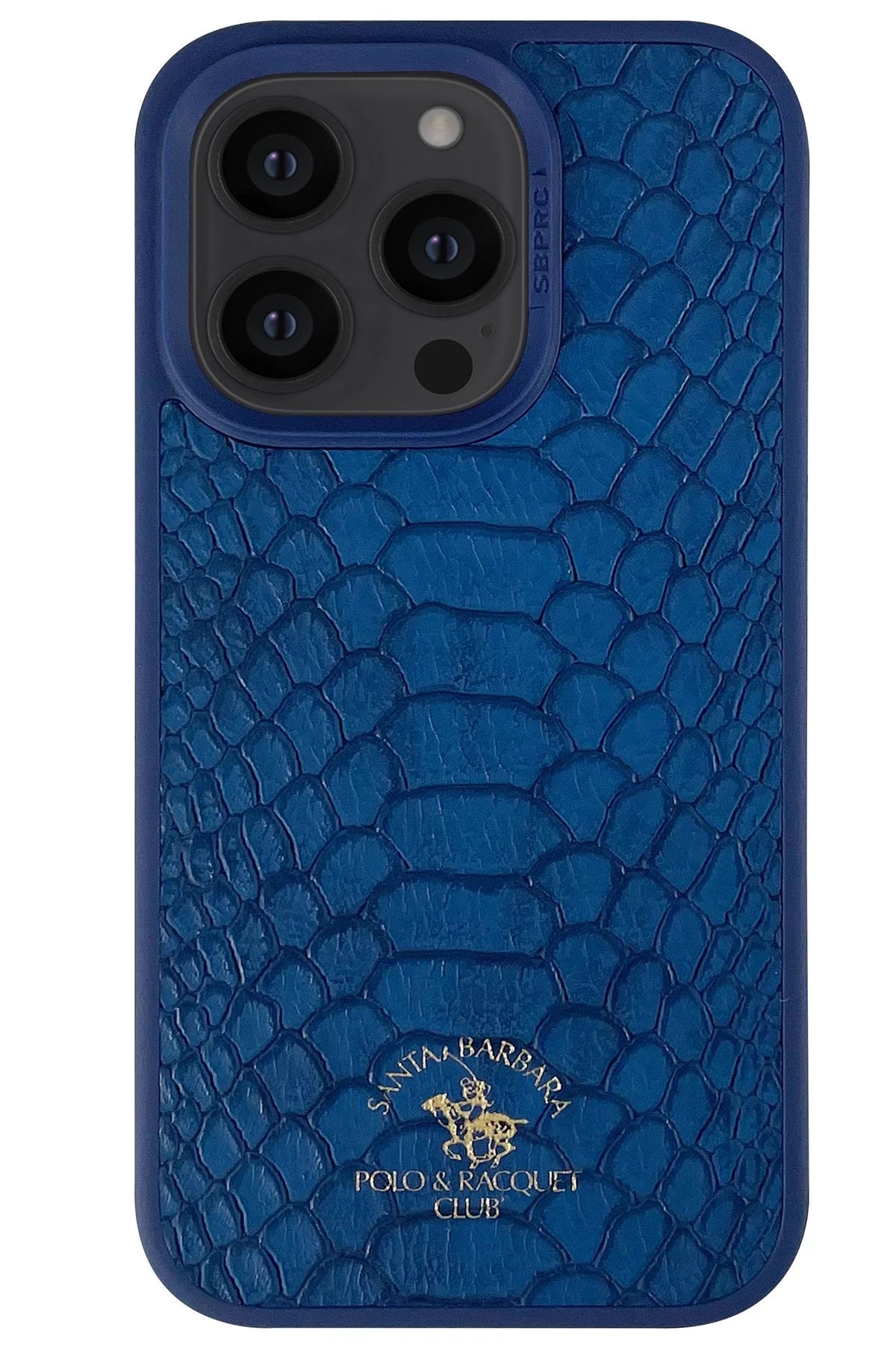 Santa Barbara Polo Racquet Club iPhone 14 Pro Max Knight Deri Telefon Kılıfı