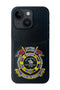 Santa Barbara Polo Racquet Club iPhone 15 Abner İçi Süet Nakış Desenli Kartvizitli Kılıf