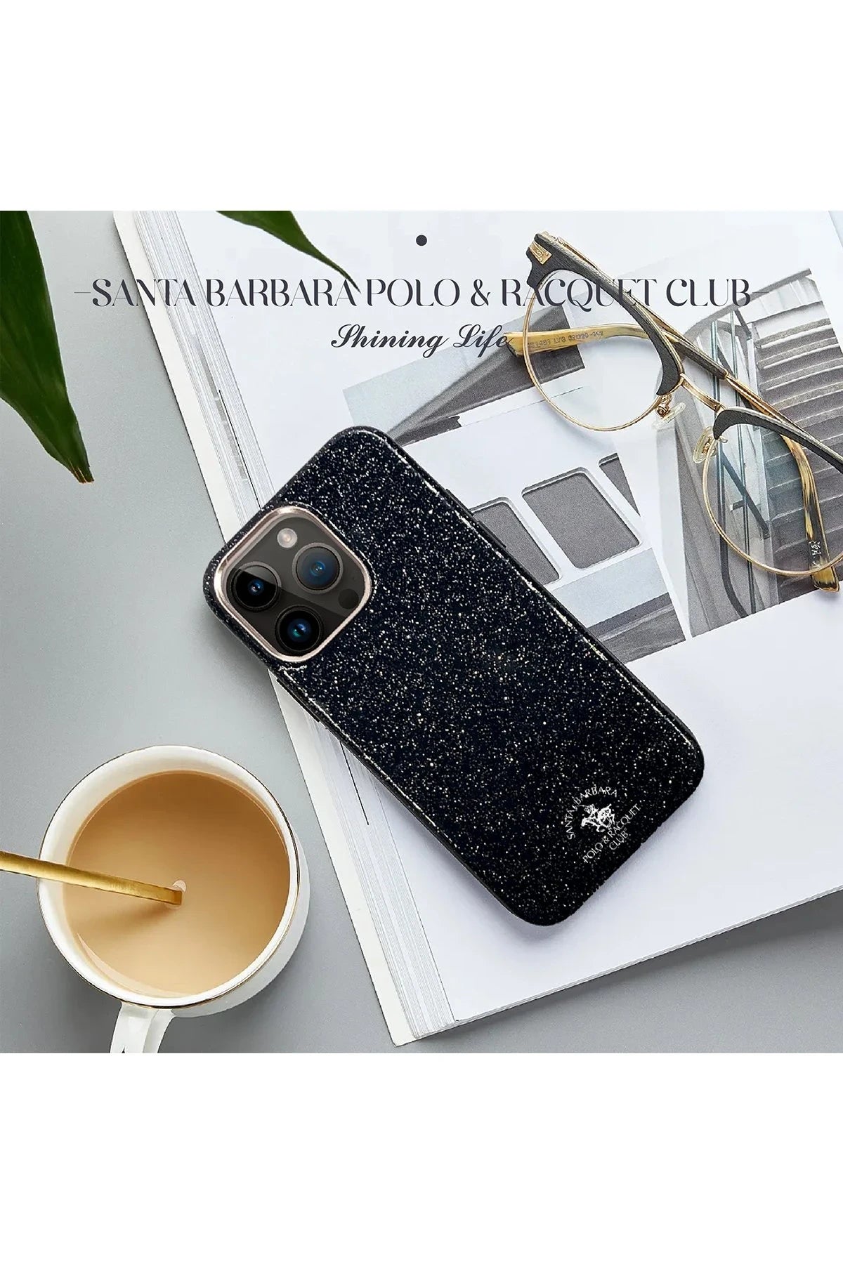Santa Barbara Polo Racquet Club iPhone 15 Aurora Simli Telefon Kılıfı