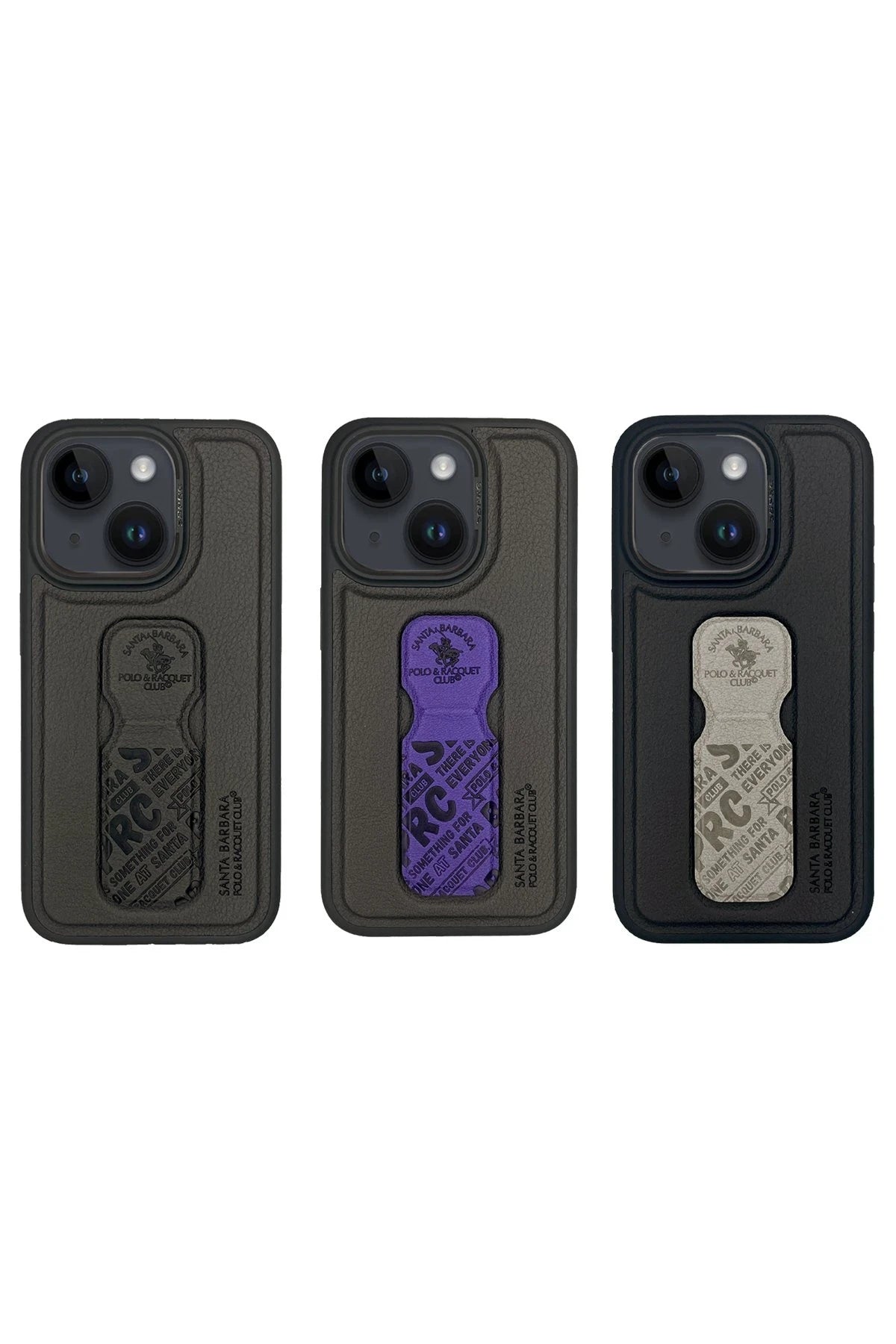 Santa Barbara Polo Racquet Club iPhone 15 Blaise Stand Telefon Kılıfı