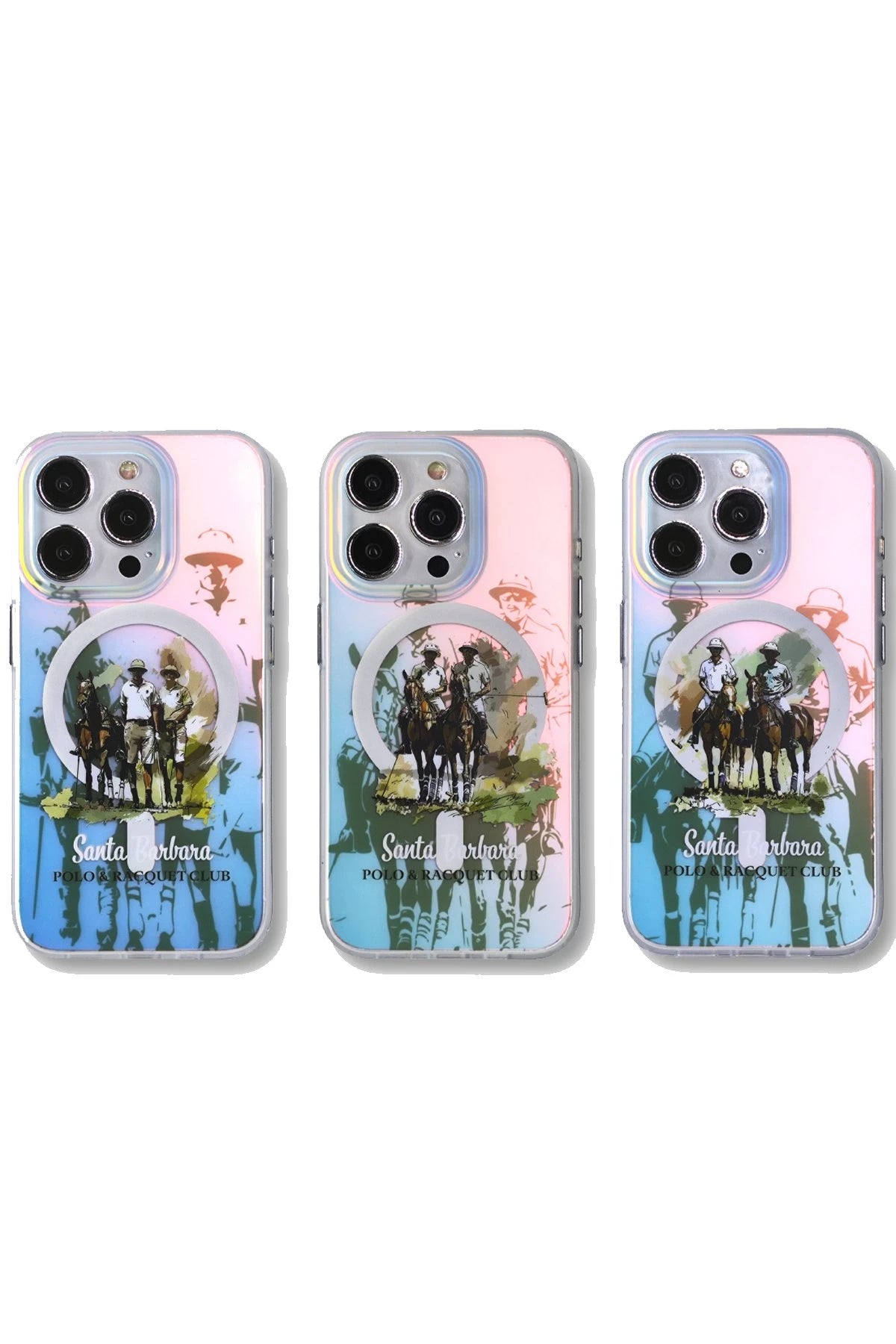 Santa Barbara Polo Racquet Club iPhone 15 Carter Magsafe Telefon Kılıfı