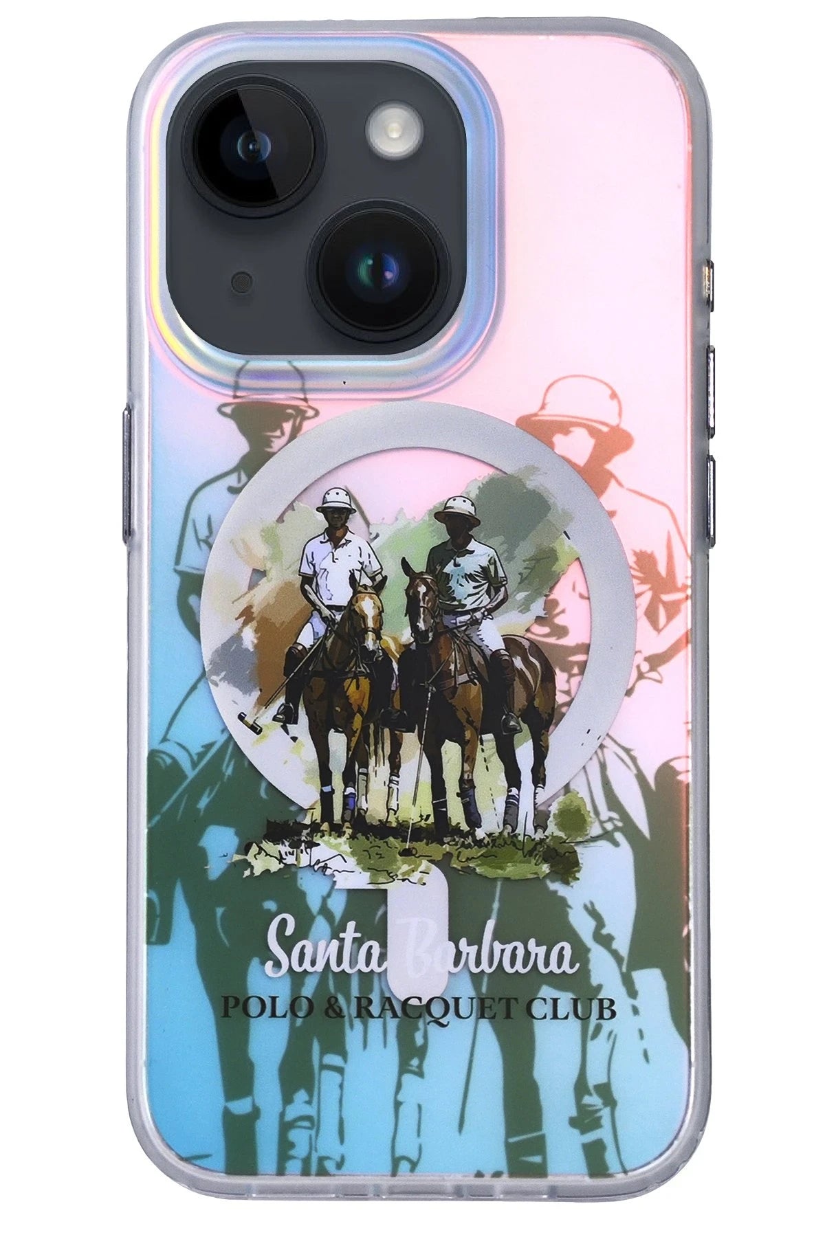 Santa Barbara Polo Racquet Club iPhone 15 Carter Magsafe Telefon Kılıfı