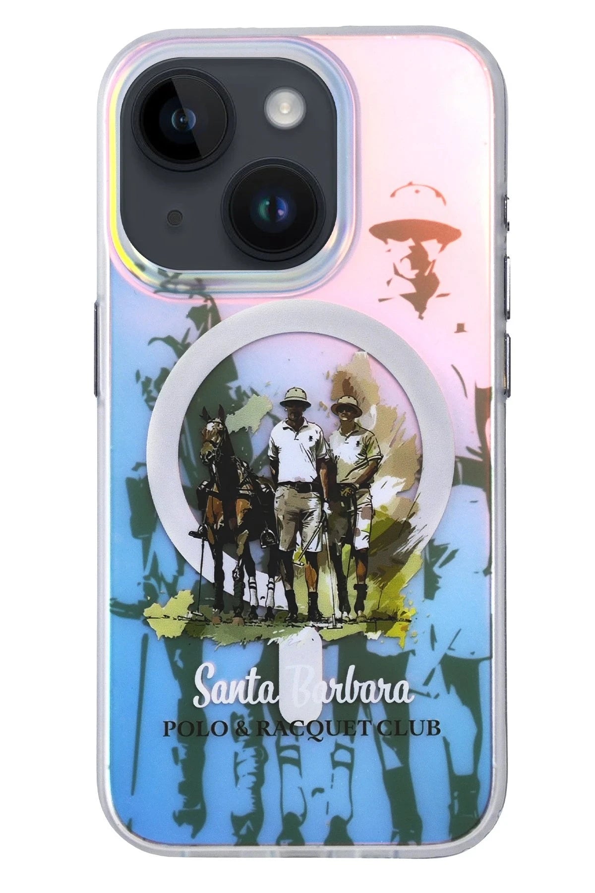 Santa Barbara Polo Racquet Club iPhone 15 Carter Magsafe Telefon Kılıfı