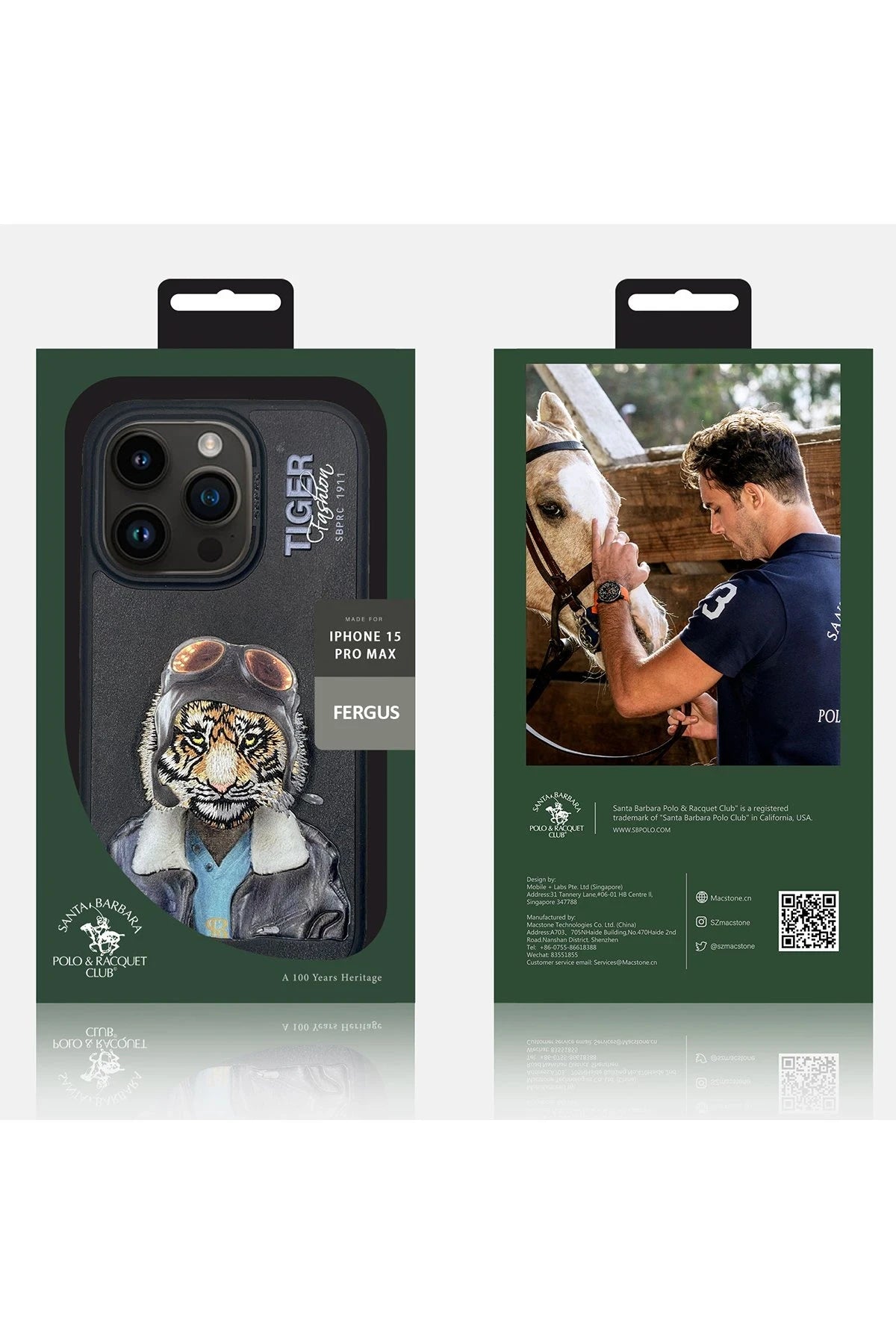 Santa Barbara Polo Racquet Club iPhone 15 Fergus Telefon Kılıfı