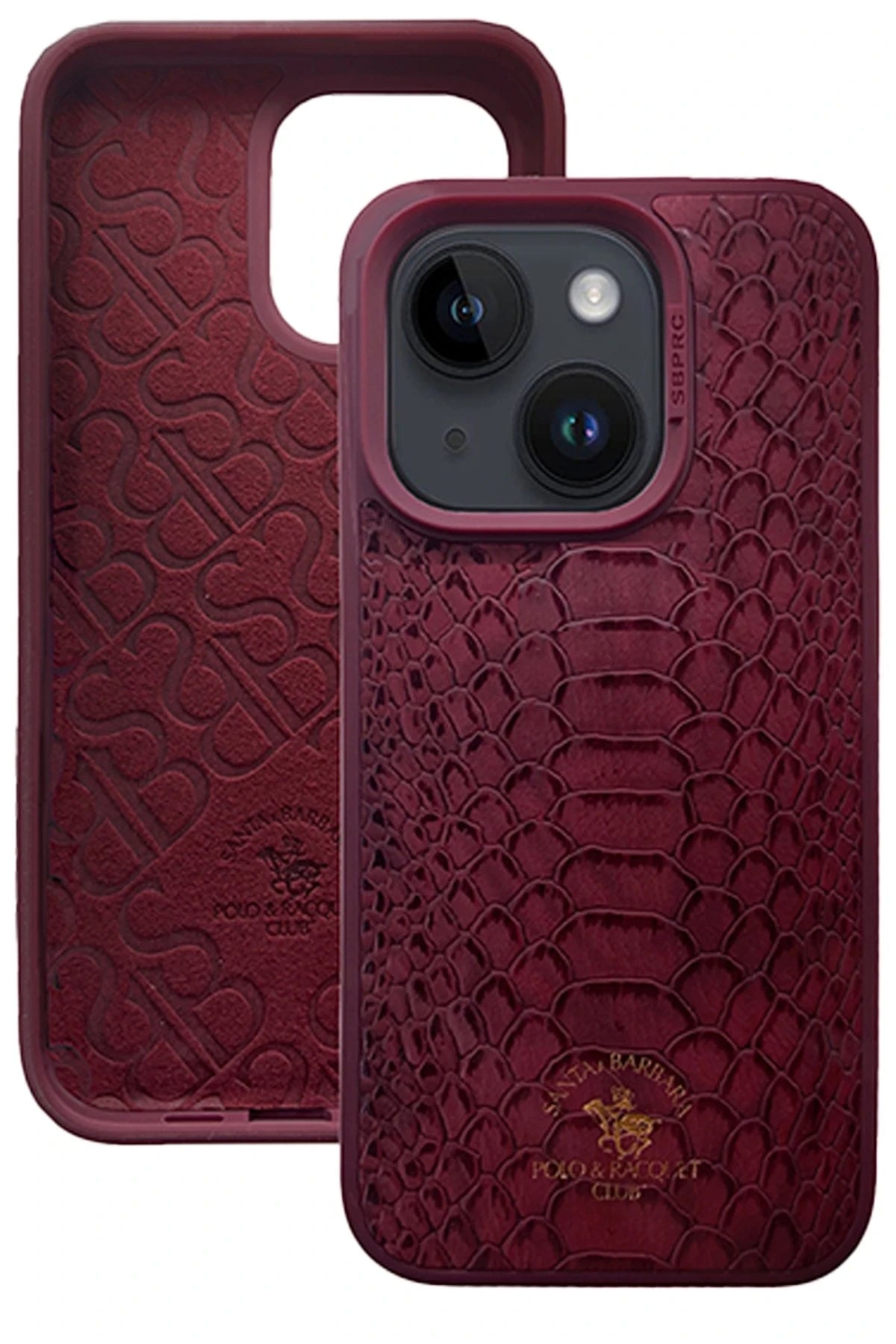 Santa Barbara Polo Racquet Club iPhone 15 Knight Deri Telefon Kılıfı