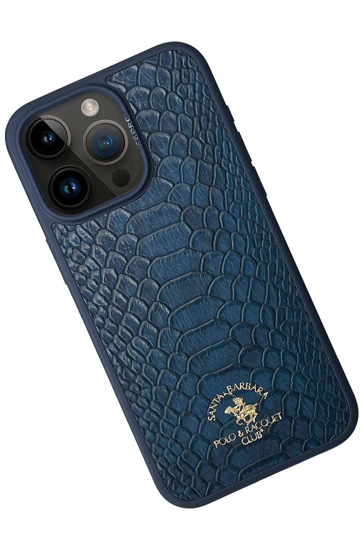 Santa Barbara Polo Racquet Club iPhone 15 Knight Deri Telefon Kılıfı