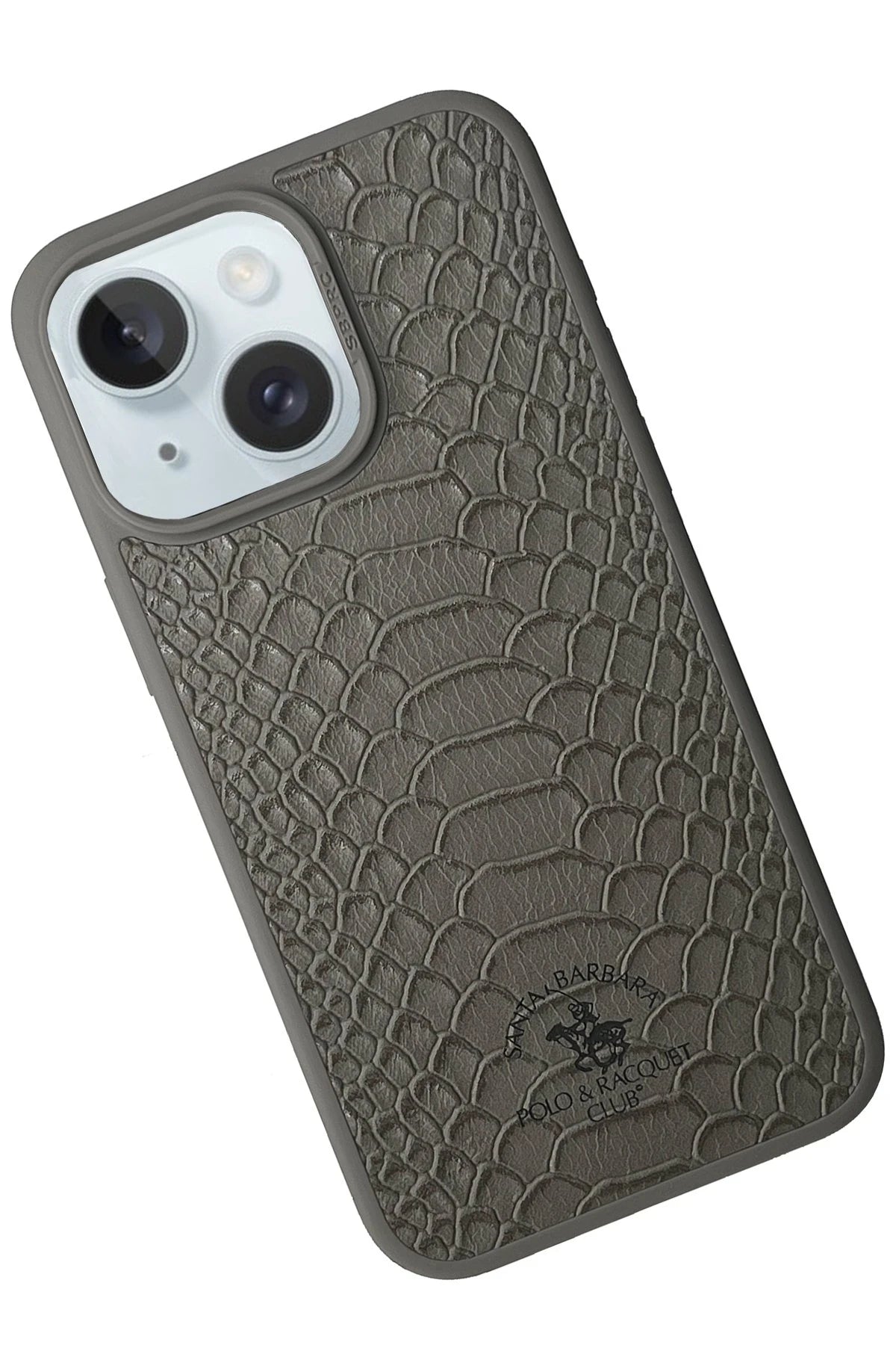 Santa Barbara Polo Racquet Club iPhone 15 Knight Deri Telefon Kılıfı