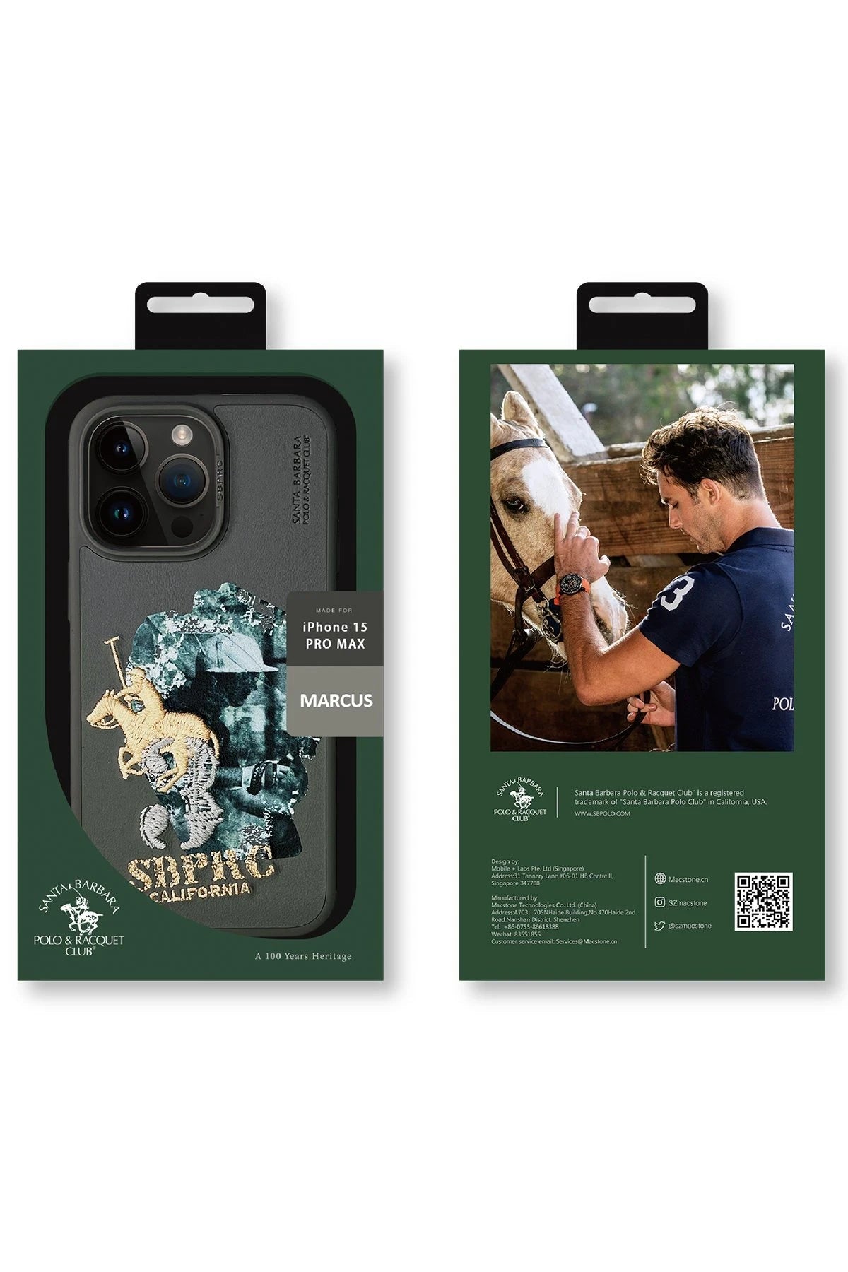 Santa Barbara Polo Racquet Club iPhone 15 Marcus Telefon Kılıfı