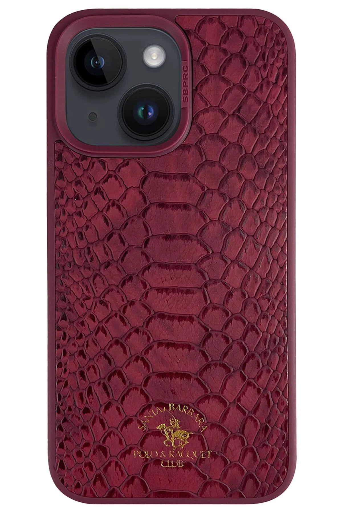 Santa Barbara Polo Racquet Club iPhone 15 Plus Knight Deri Telefon Kılıfı