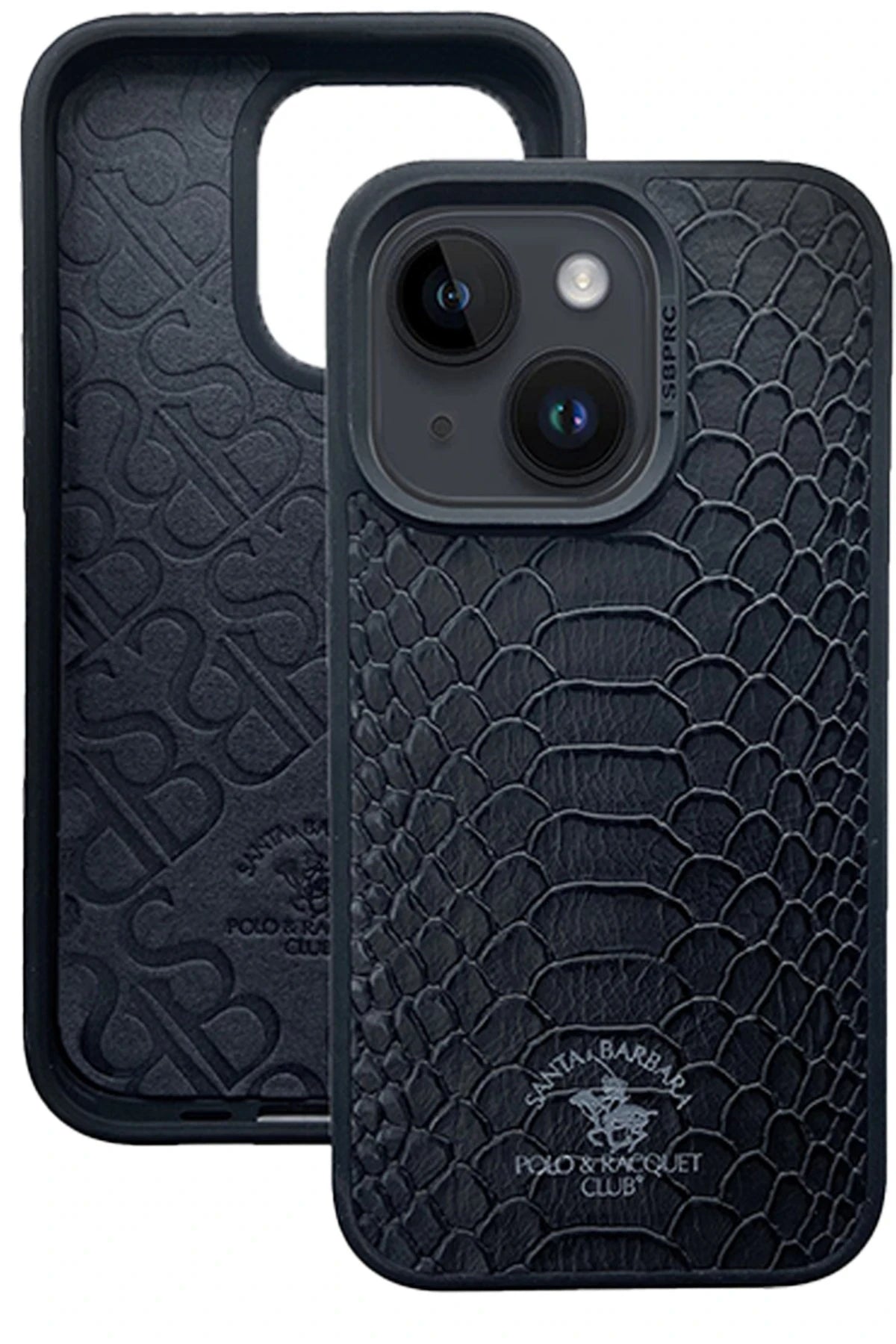Santa Barbara Polo Racquet Club iPhone 15 Plus Knight Deri Telefon Kılıfı