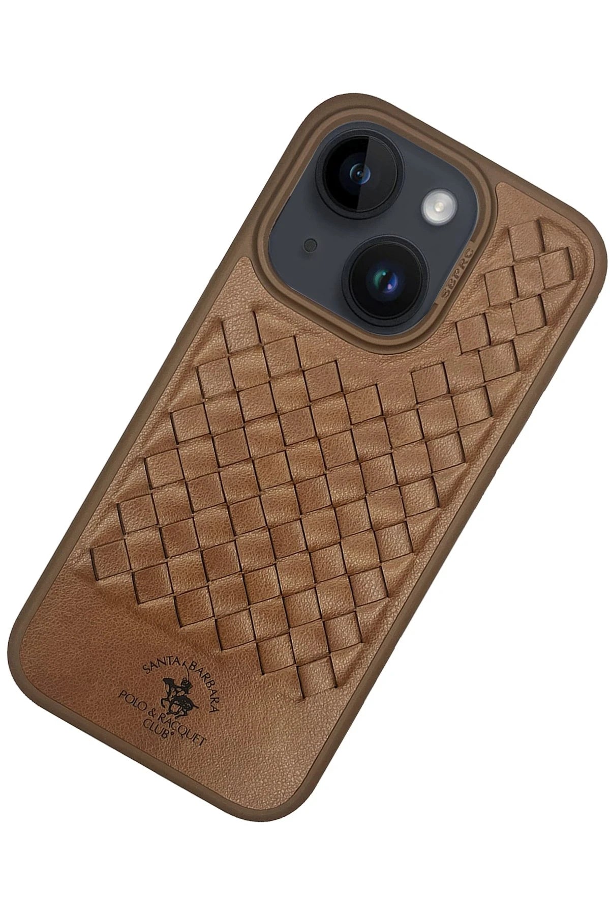 Santa Barbara Polo Racquet Club iPhone 15 Plus Ravel Deri Telefon Kılıfı