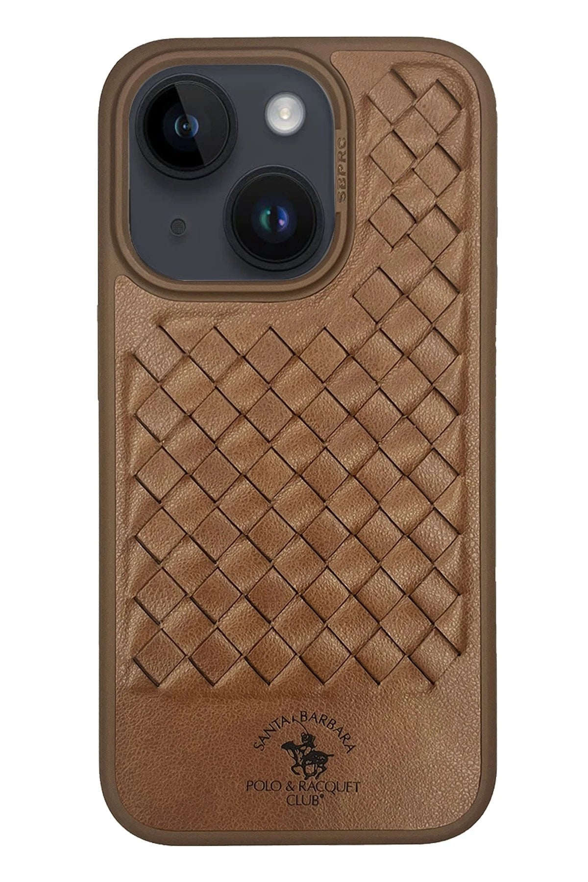 Santa Barbara Polo Racquet Club iPhone 15 Plus Ravel Deri Telefon Kılıfı