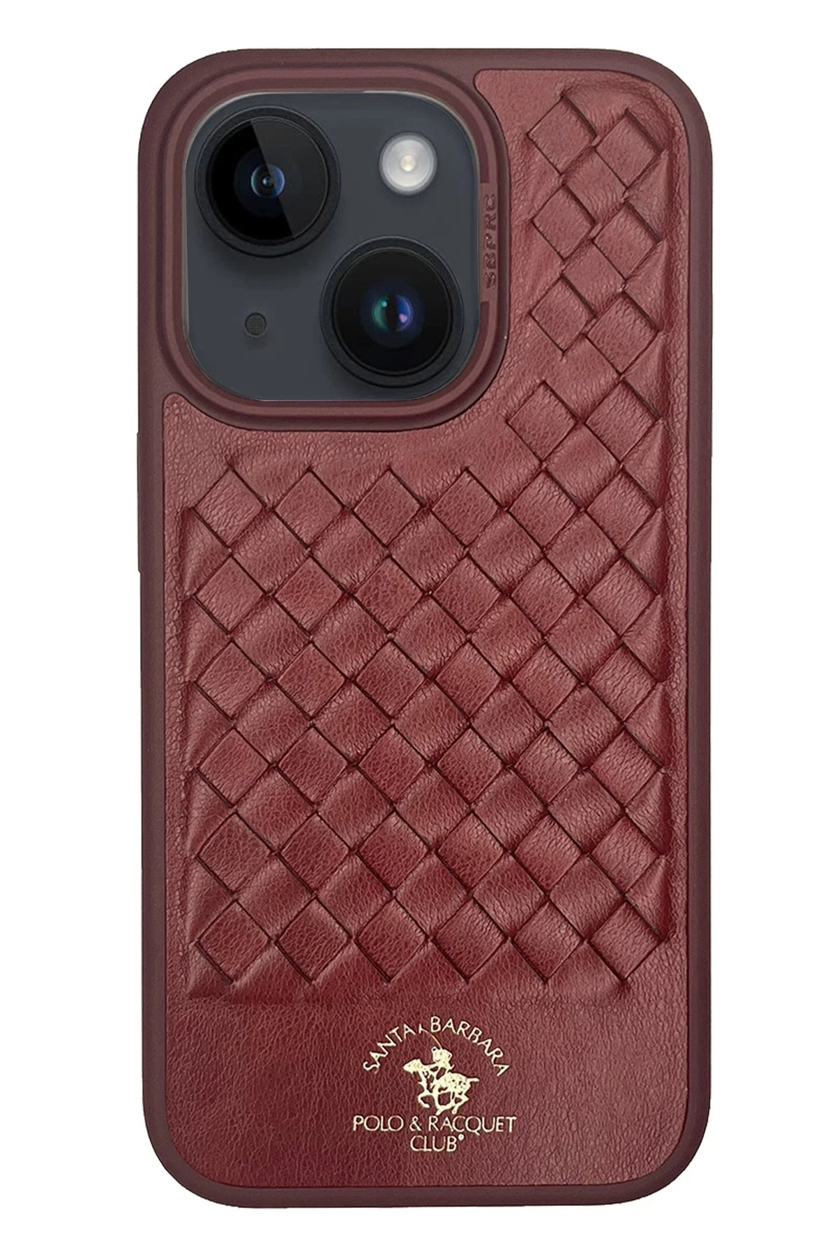Santa Barbara Polo Racquet Club iPhone 15 Plus Ravel Deri Telefon Kılıfı