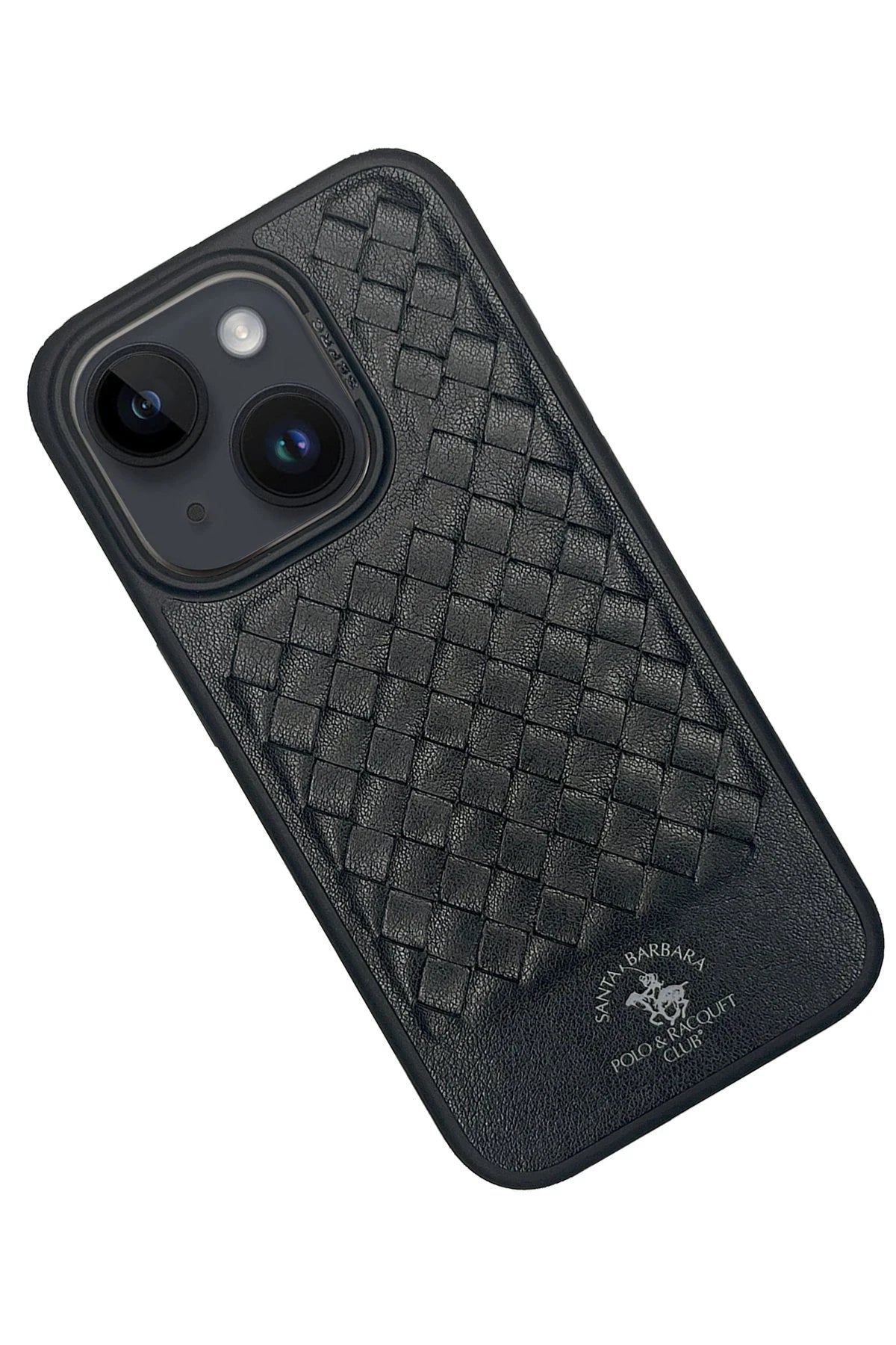 Santa Barbara Polo Racquet Club iPhone 15 Plus Ravel Deri Telefon Kılıfı