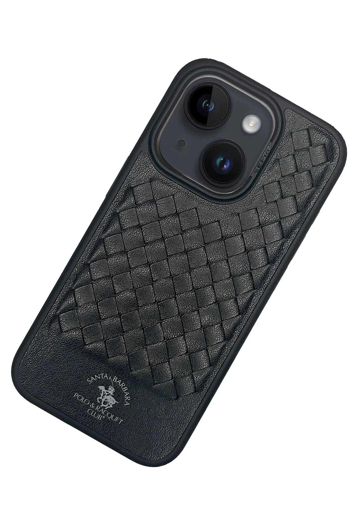 Santa Barbara Polo Racquet Club iPhone 15 Plus Ravel Deri Telefon Kılıfı