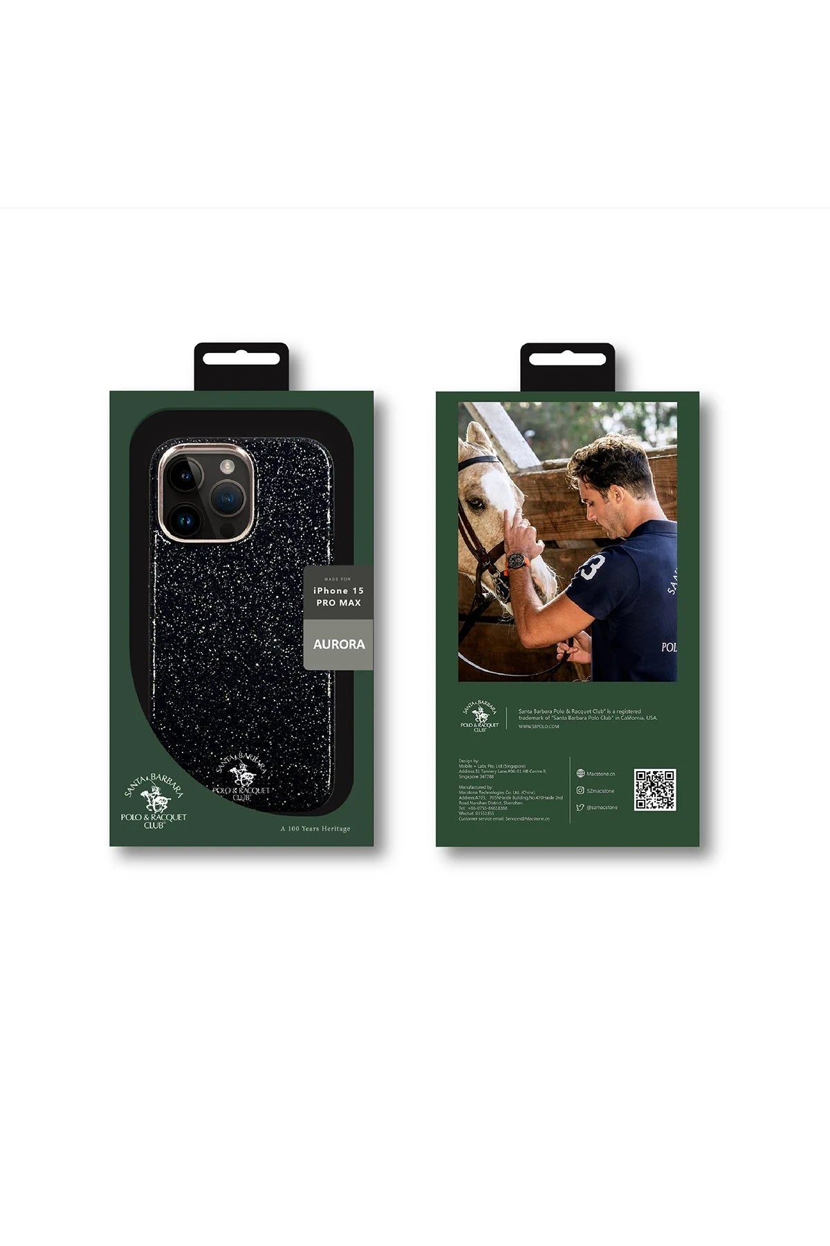 Santa Barbara Polo Racquet Club iPhone 15 Pro Aurora Simli Telefon Kılıfı