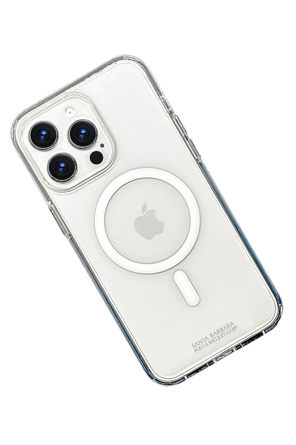 Santa Barbara Polo Racquet Club iPhone 15 Pro Gleen Magsafe Şeffaf Telefon Kılıfı