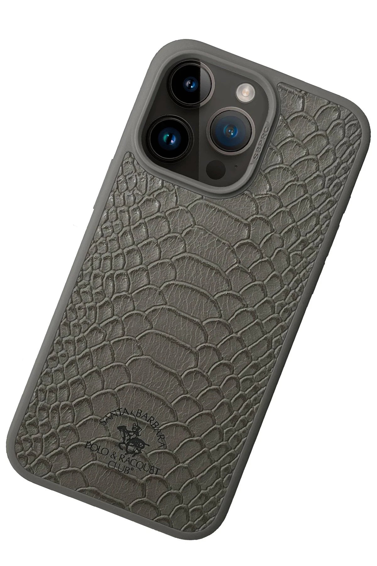 Santa Barbara Polo Racquet Club iPhone 15 Pro Max Knight Deri Telefon Kılıfı
