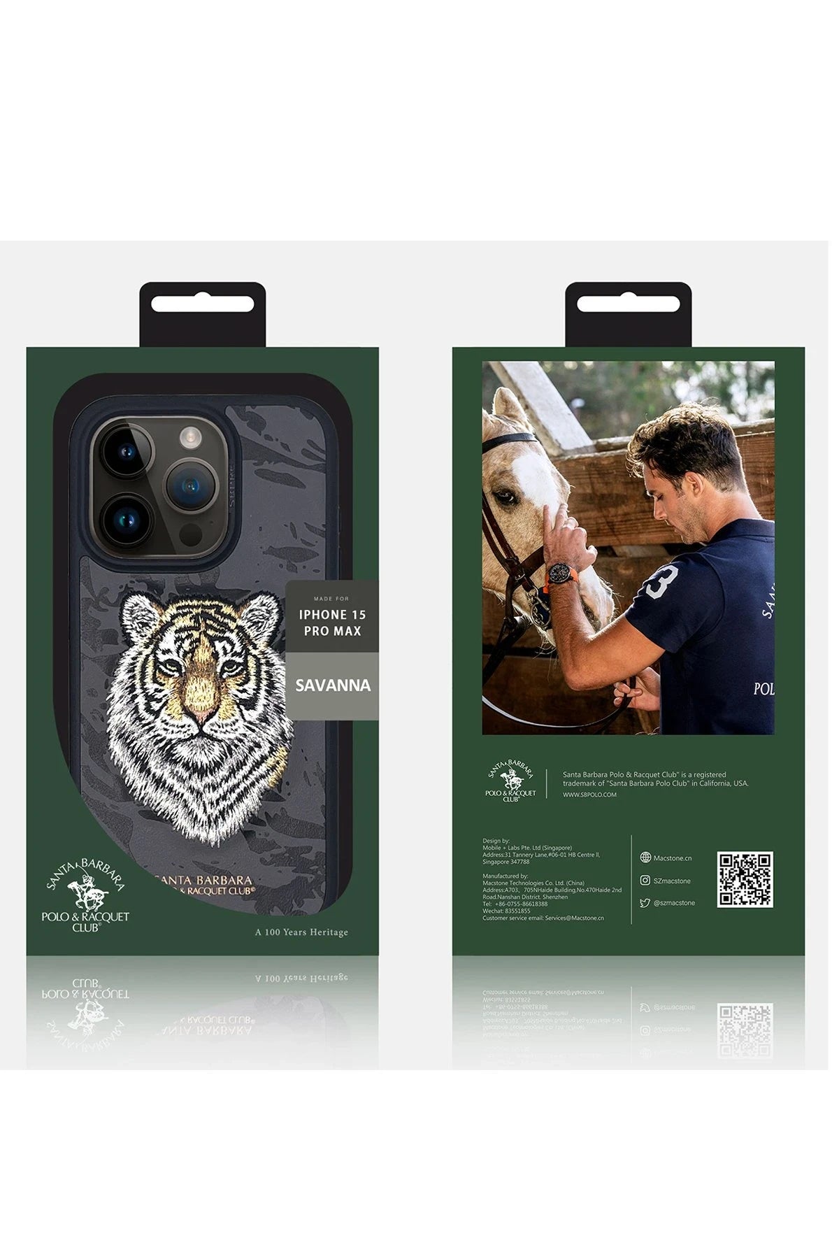 Santa Barbara Polo Racquet Club iPhone 15 Pro Savanna Telefon Kılıfı