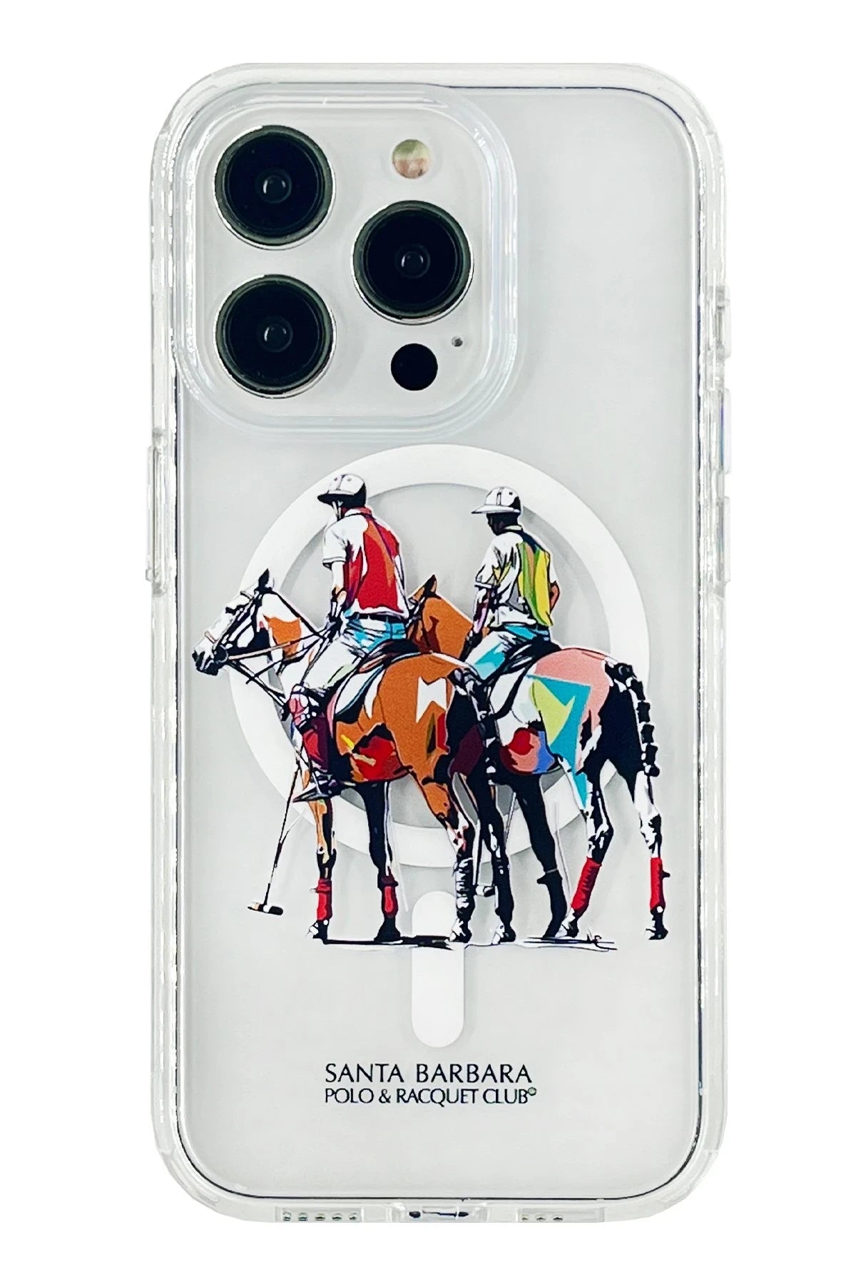 Santa Barbara Polo Racquet Club iPhone 15 Pro Willie Şeffaf Magsafe Te ...
