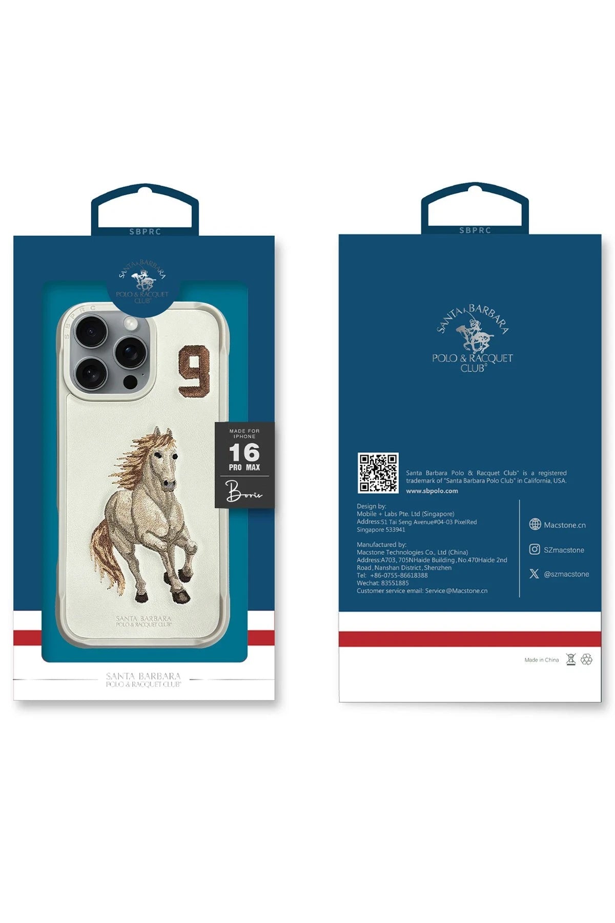 Santa Barbara Polo Racquet Club iPhone 16 Boris Telefon Kılıfı