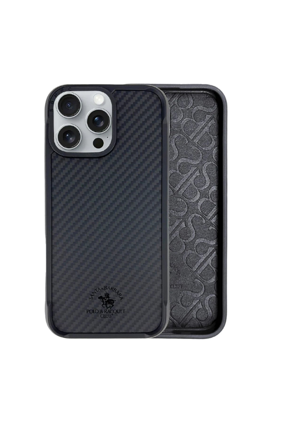 Santa Barbara Polo Racquet Club iPhone 16 Elvis Karbon Magsafe Telefon Kılıfı
