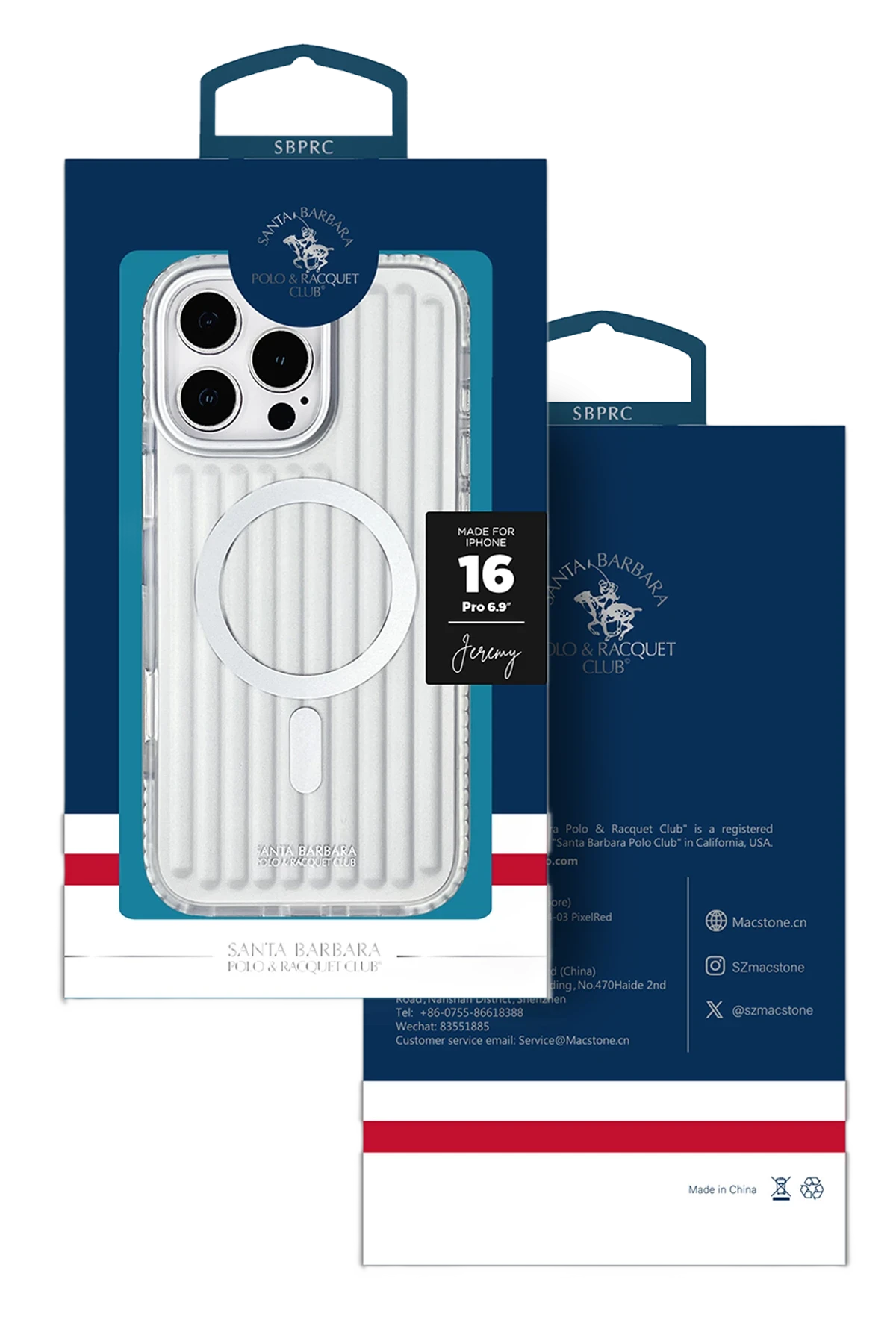 Santa Barbara Polo Racquet Club iPhone 16 Jeremy Magsafe Telefon Kılıfı