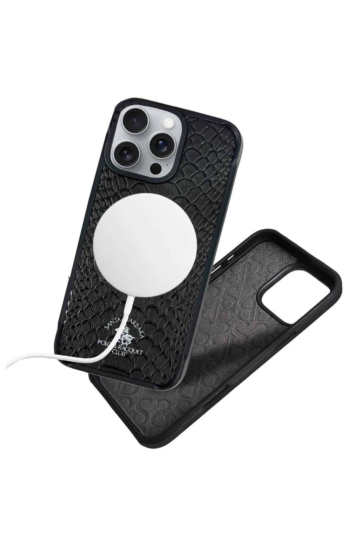 Santa Barbara Polo Racquet Club iPhone 16 Knight Deri Telefon Kılıfı