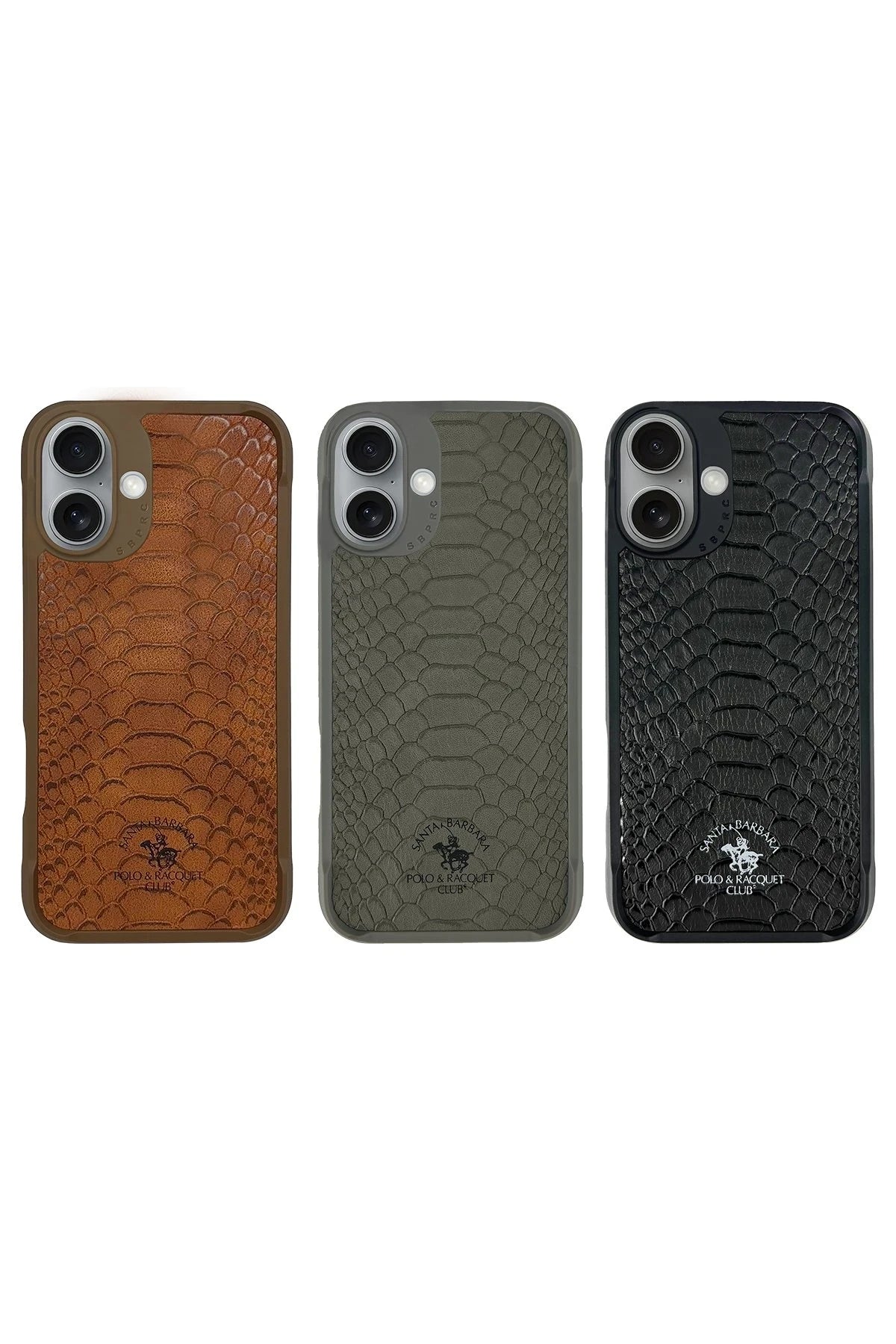 Santa Barbara Polo Racquet Club iPhone 16 Knight Deri Telefon Kılıfı