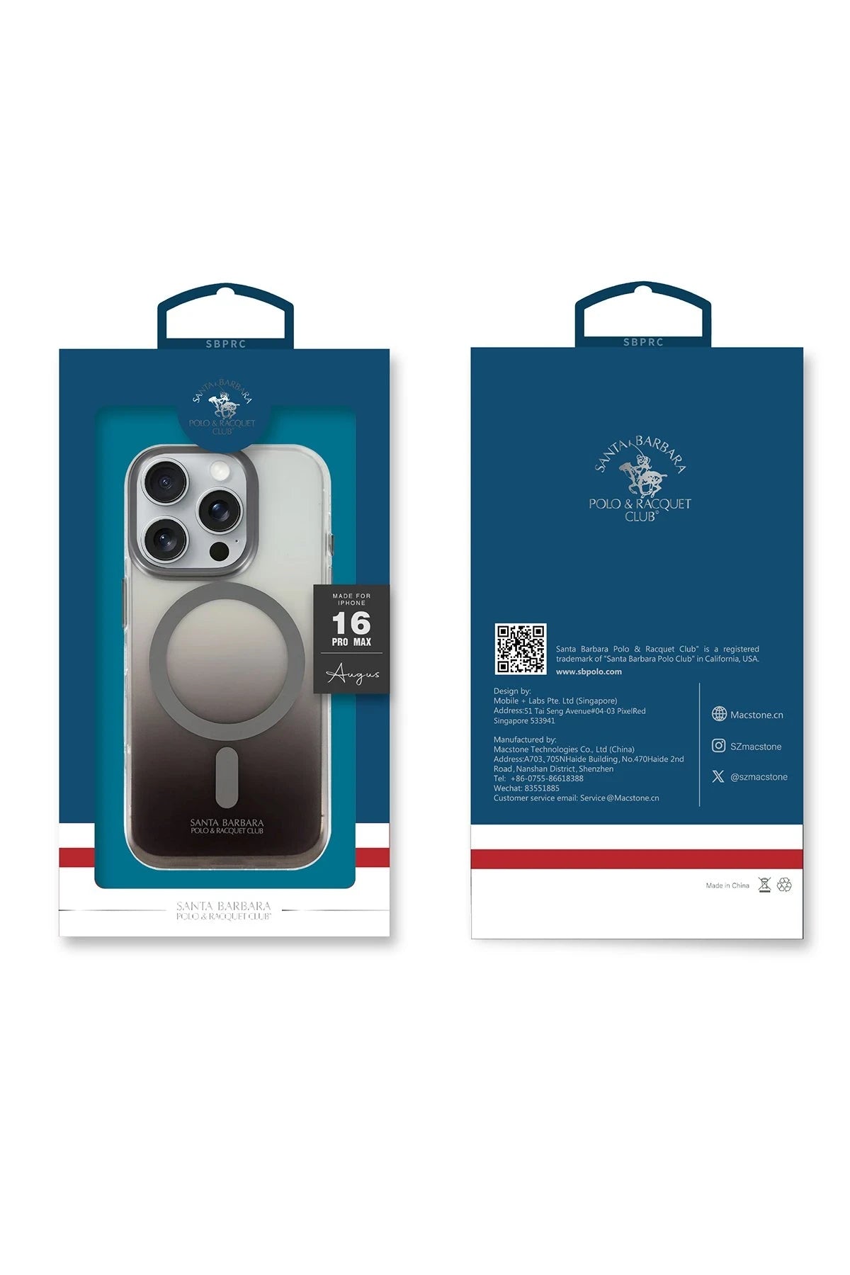 Santa Barbara Polo Racquet Club iPhone 16 Plus Augus Magsafe Kapak