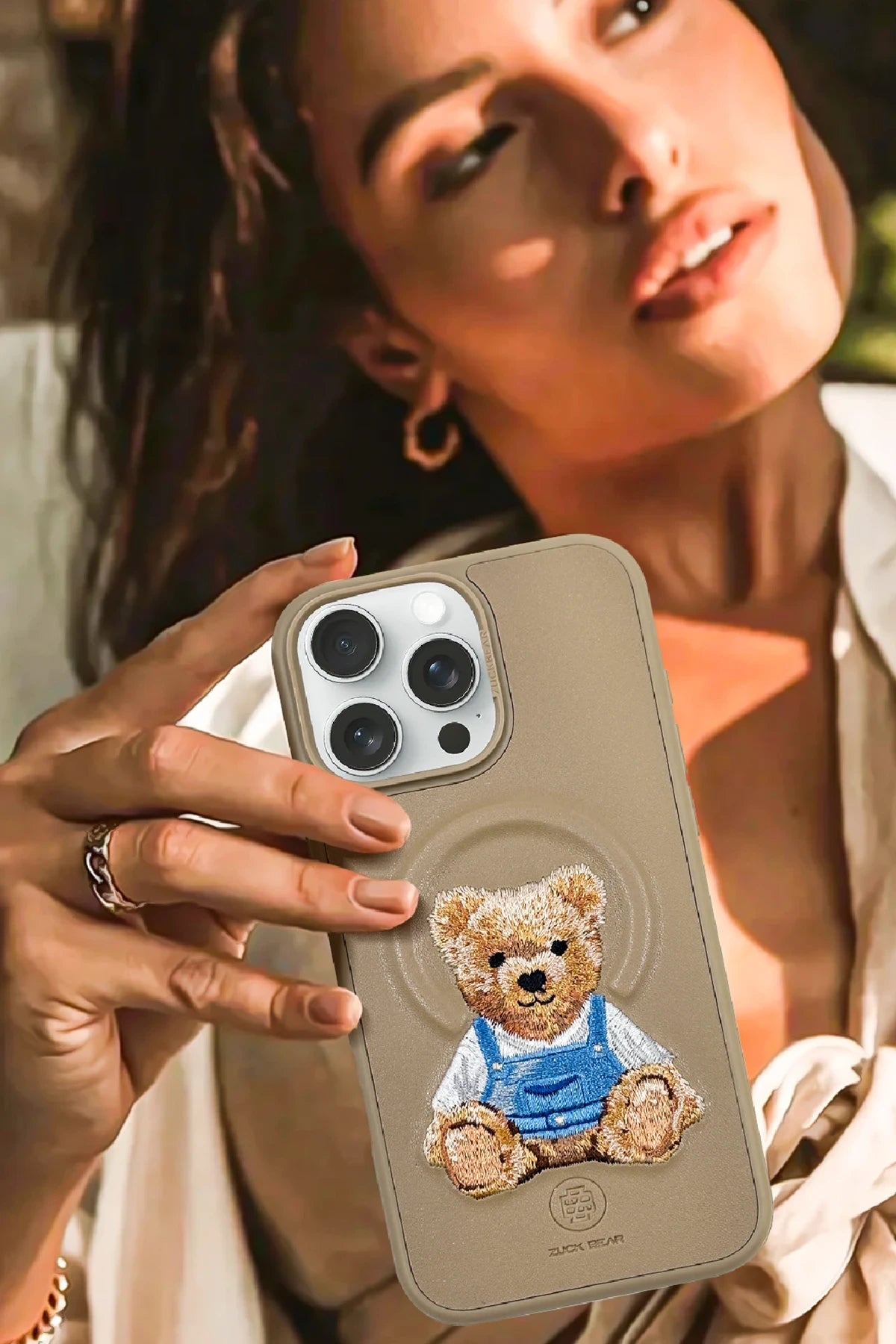 ZuckBear iPhone 16 Pro Everley Magsafe Telefon Kılıfı