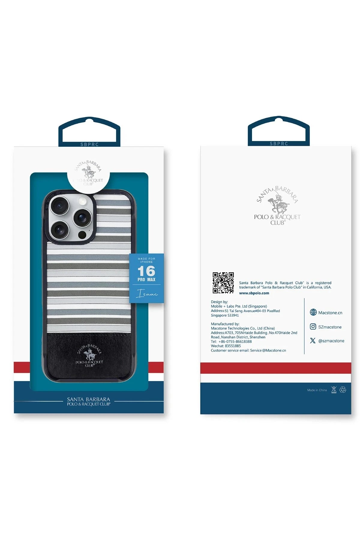 Santa Barbara Polo Racquet Club iPhone 16 Pro Isaac Telefon Kılıfı