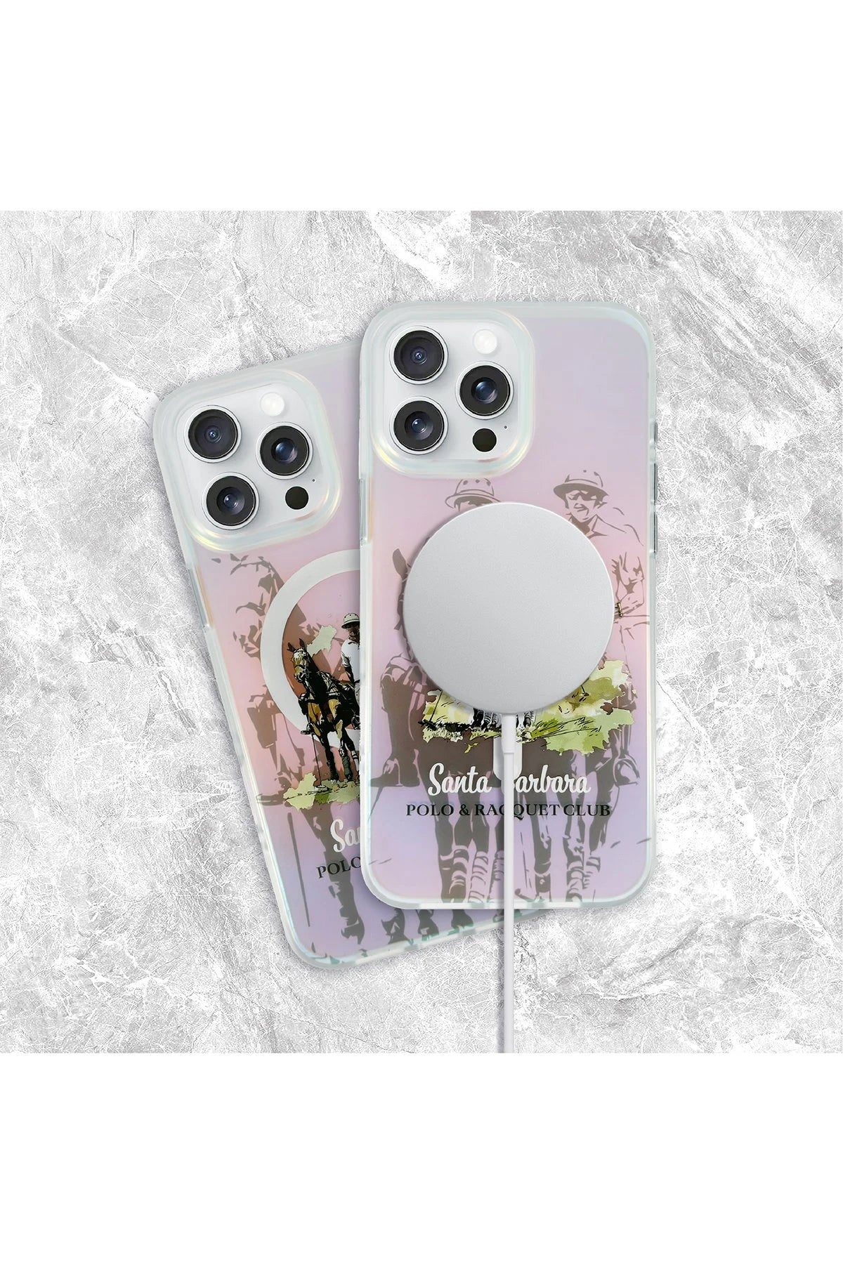 Santa Barbara Polo Racquet Club iPhone 16 Pro Max Carter Magsafe Telefon Kılıfı