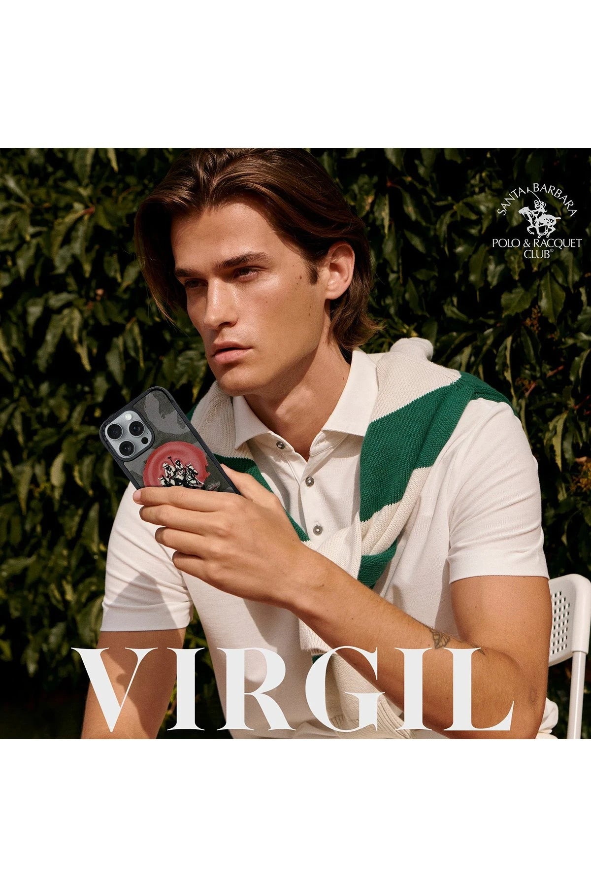 Santa Barbara Polo Racquet Club iPhone 16 Pro Max Virgil Magsafe Telefon Kılıfı