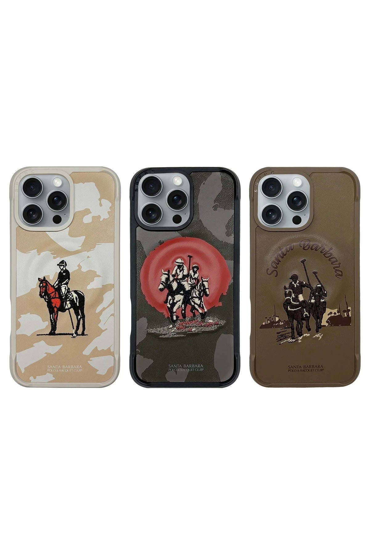 Santa Barbara Polo Racquet Club iPhone 16 Pro Max Virgil Magsafe Telefon Kılıfı