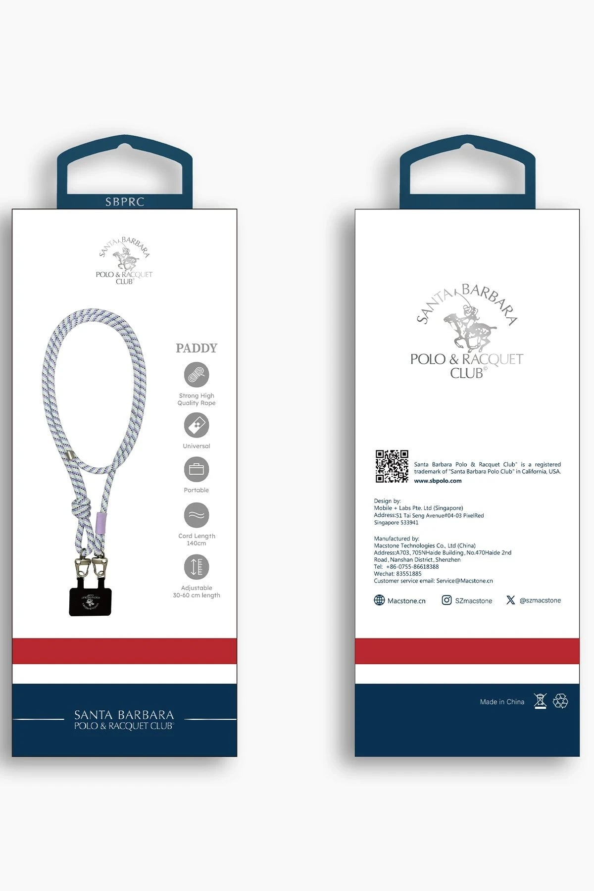 Santa Barbara Polo Racquet Club Paddy Ayarlanabilir Boyun Askısı