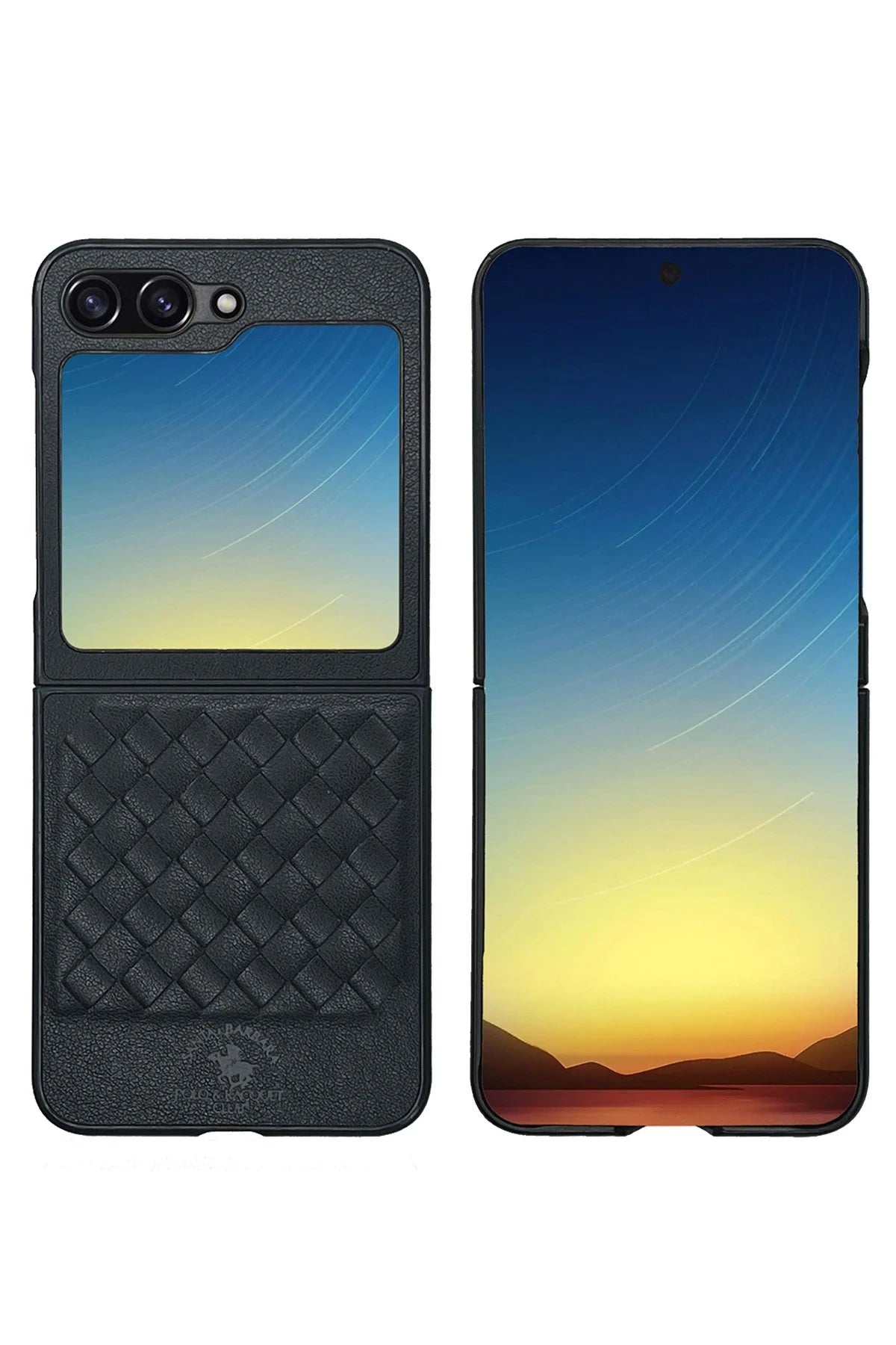 Santa Barbara Polo Racquet Club Samsung Galaxy Z Flip 5 Ravel Deri Telefon Kılıfı
