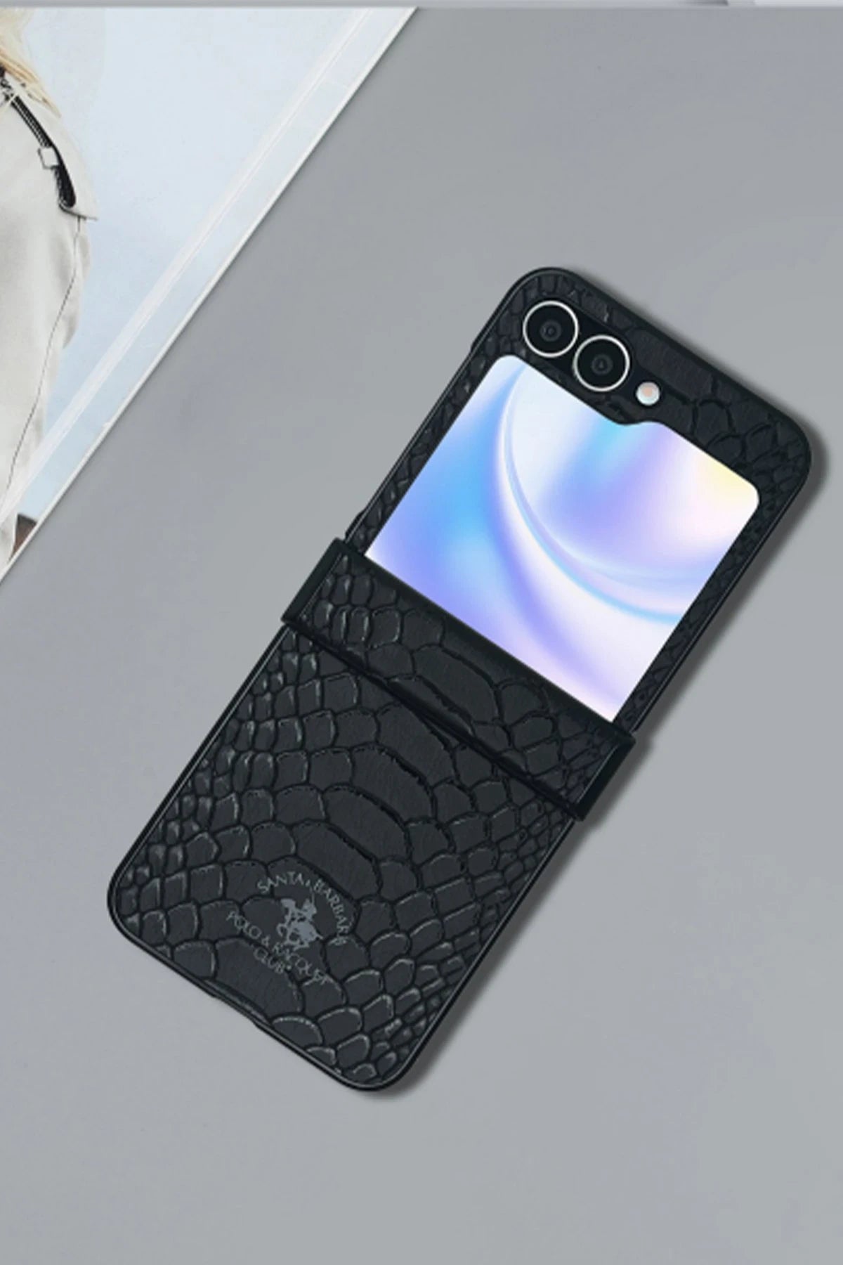 Santa Barbara Polo Racquet Club Samsung Galaxy Z Flip 6 Knight Deri Telefon Kılıfı