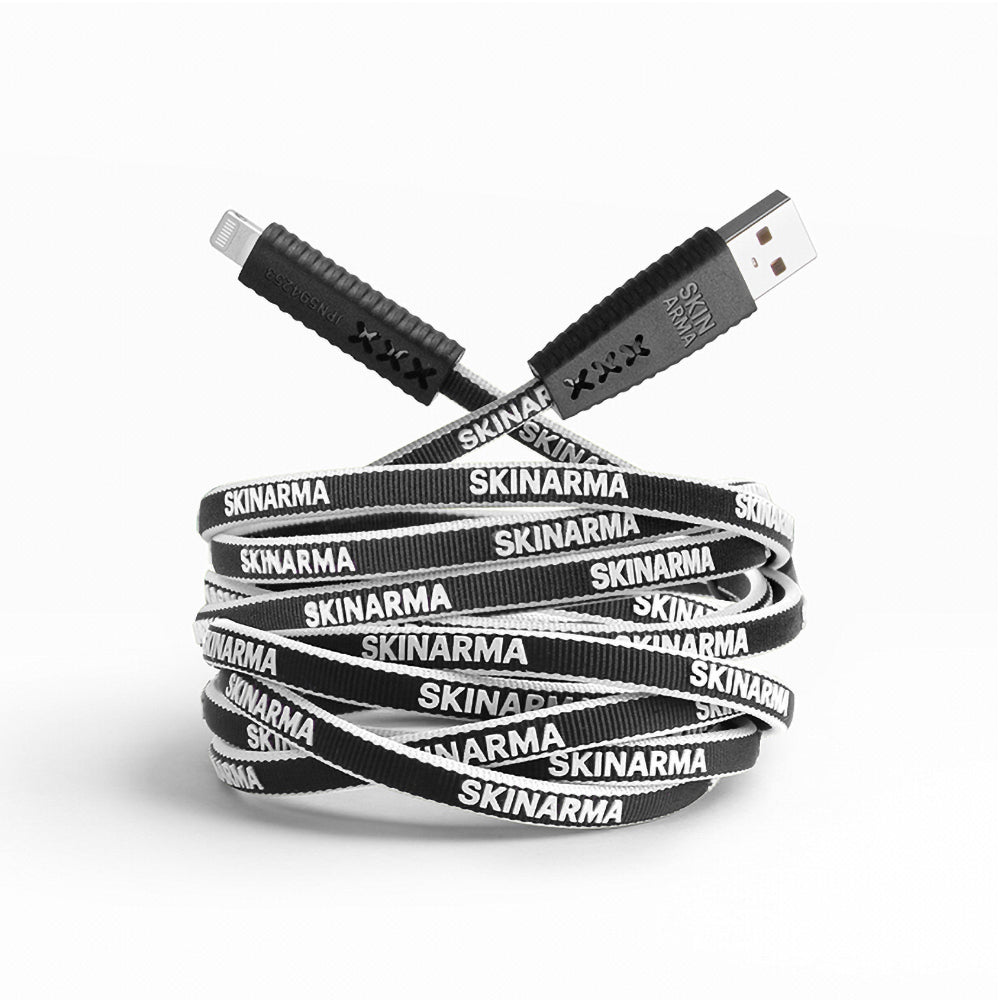 SkinArma USB-A to MFI Lightning Tenso 3.0A 1.2 Metre Data ve Şarj Kablosu