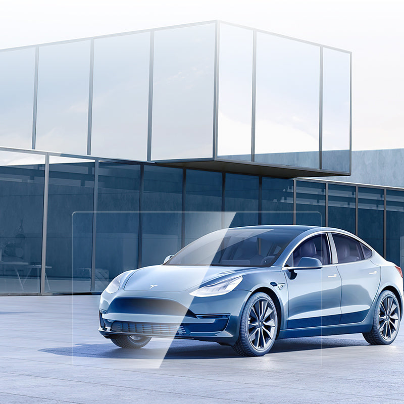 CaseWorld Tesla Model Y Araç Multimedya Uygulama Aparatlı Ekran Koruyucu