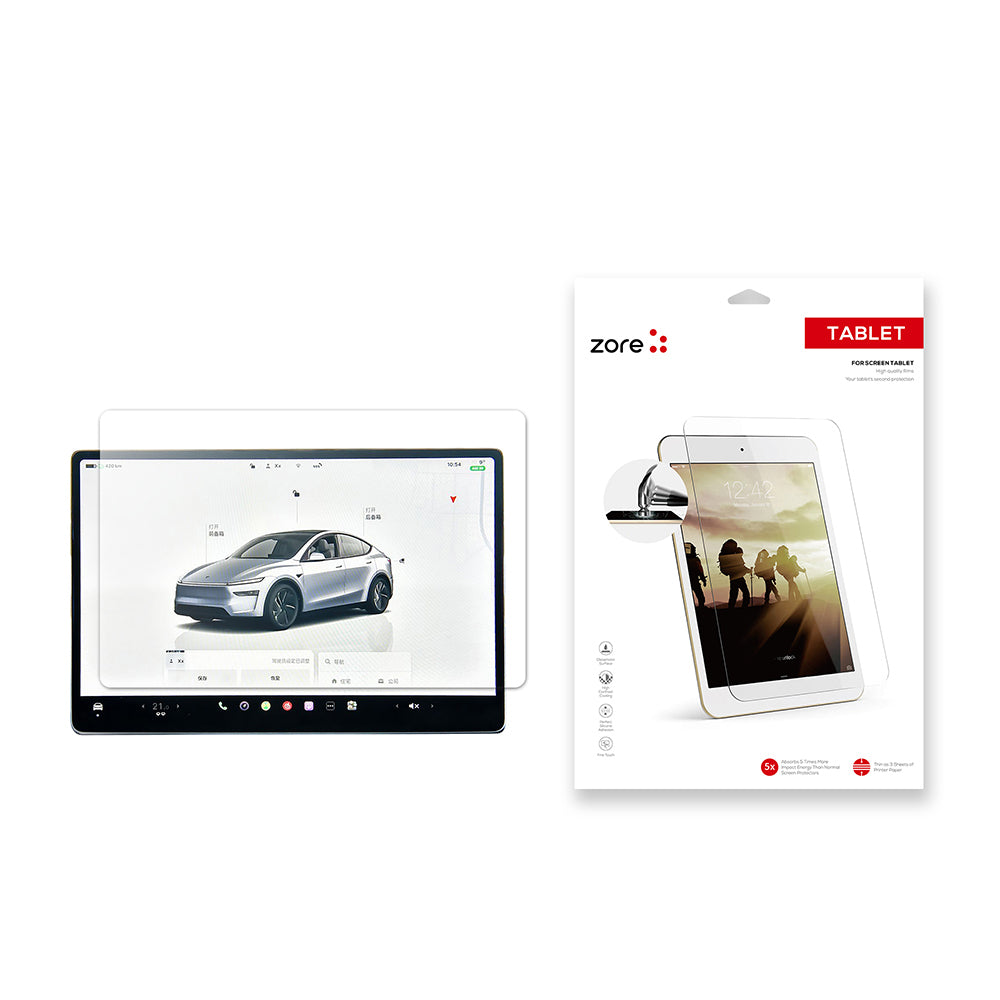 Cepax Tesla Model Y Yeni Seri 2in1 Nano Araç Multimedya Ekran Koruyucu