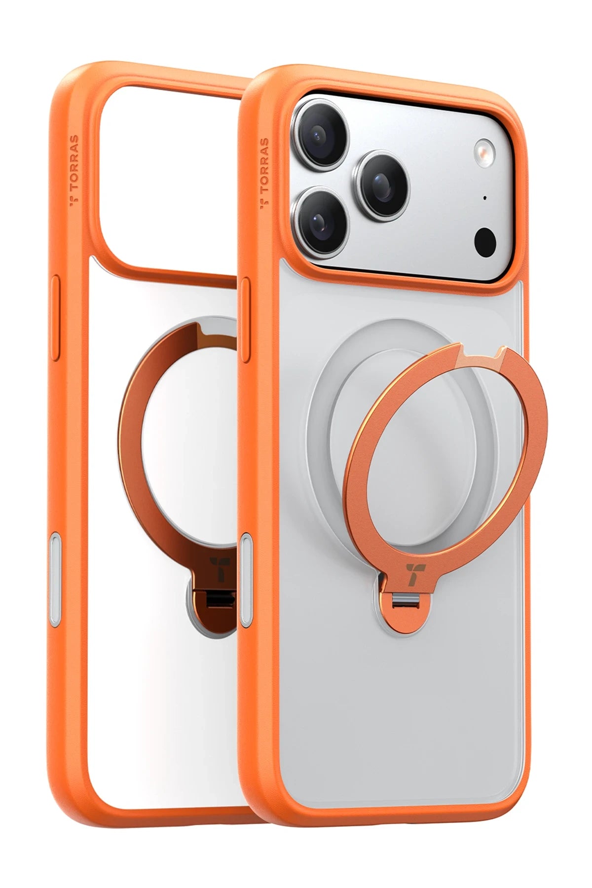 Torras iPhone 17 Pro O Stand Spin Serisi Magsafe Telefon Kılıfı