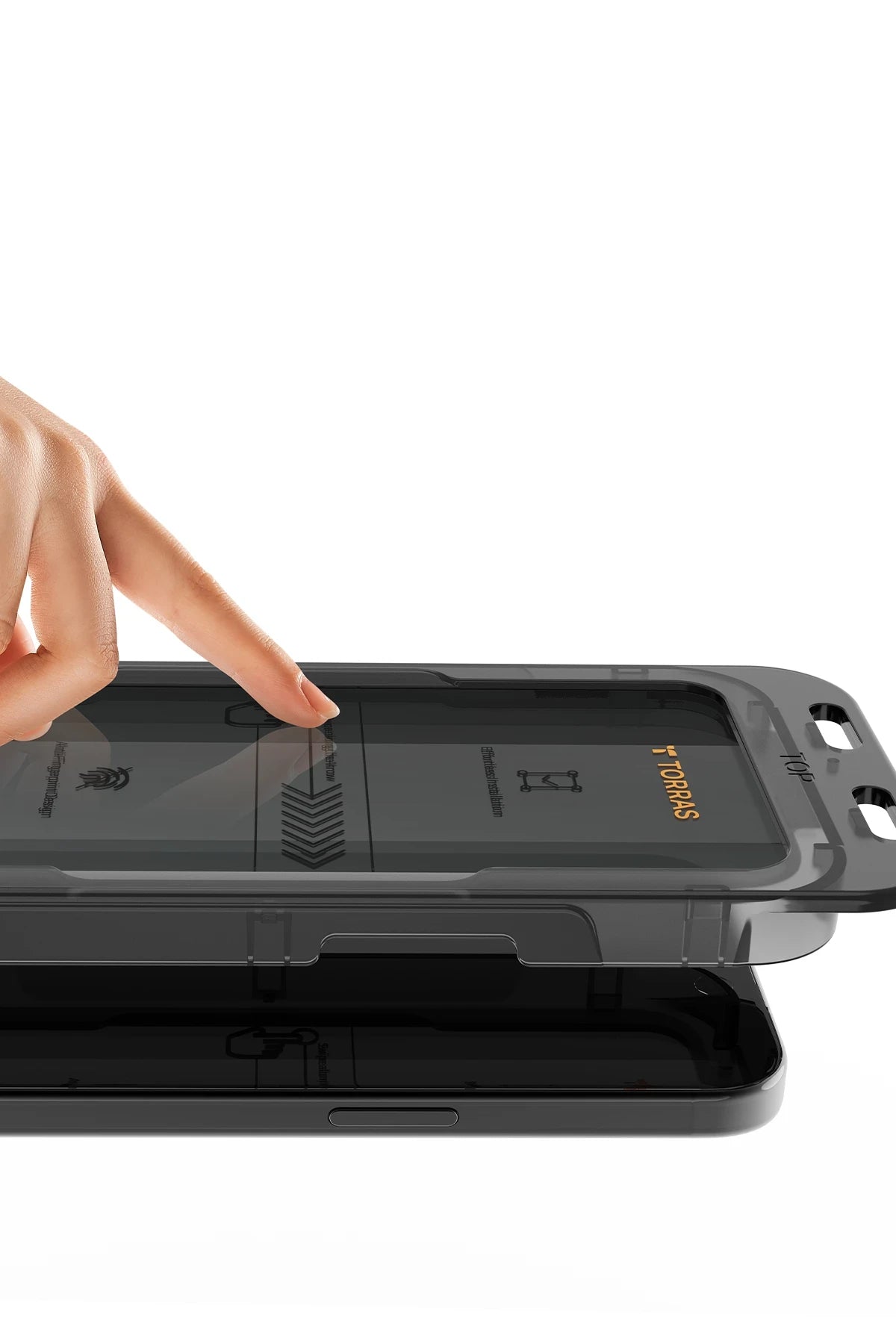 Torras iPhone 16 Install Master AutoKit Privacy Cam Ekran Koruyucu