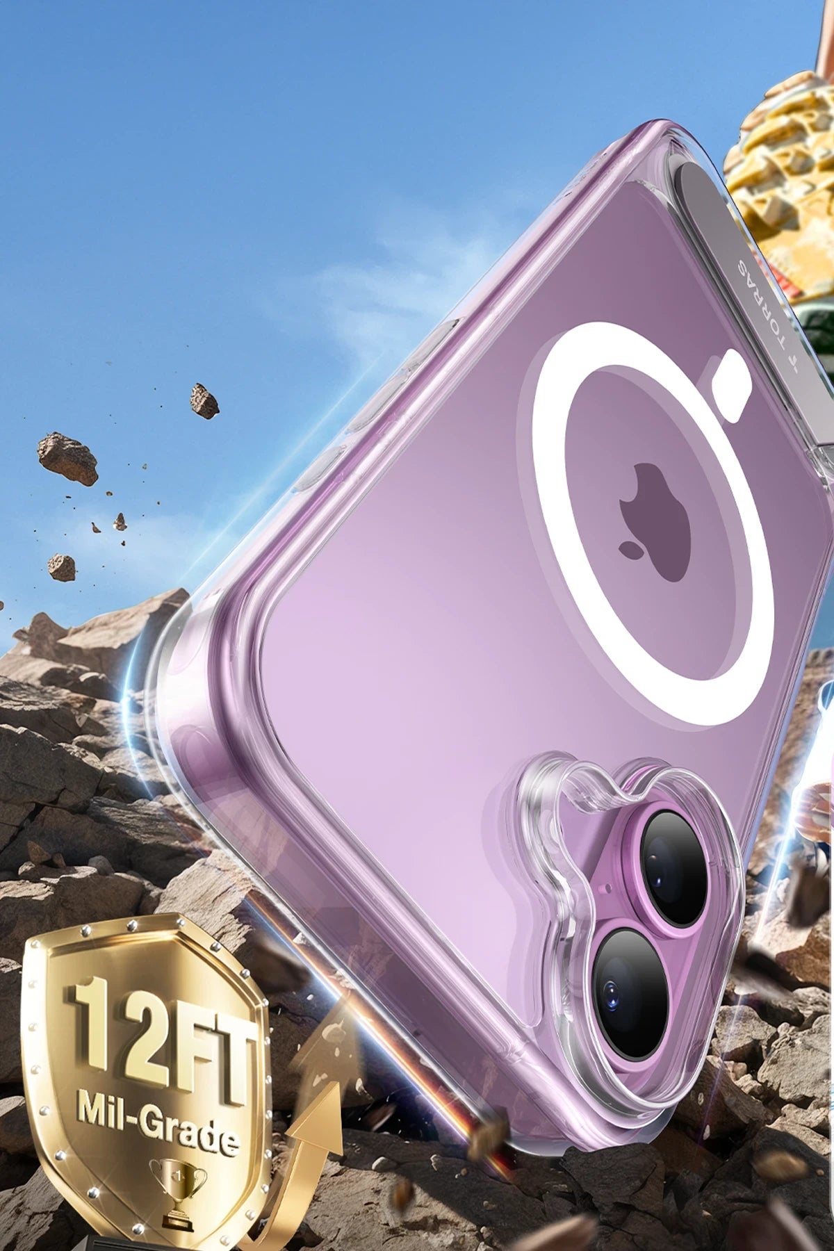 Torras P Stand Serisi iPhone 16 Magsafe Telefon Kılıfı